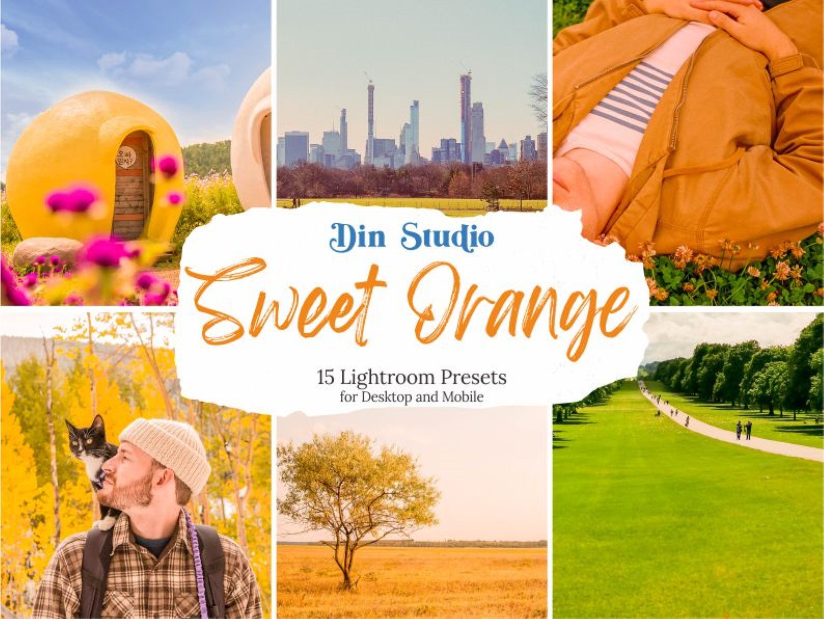 甜橙色调照片后期调色滤镜LR预设模板 Sweet Orange Lightroom Presets_img_2