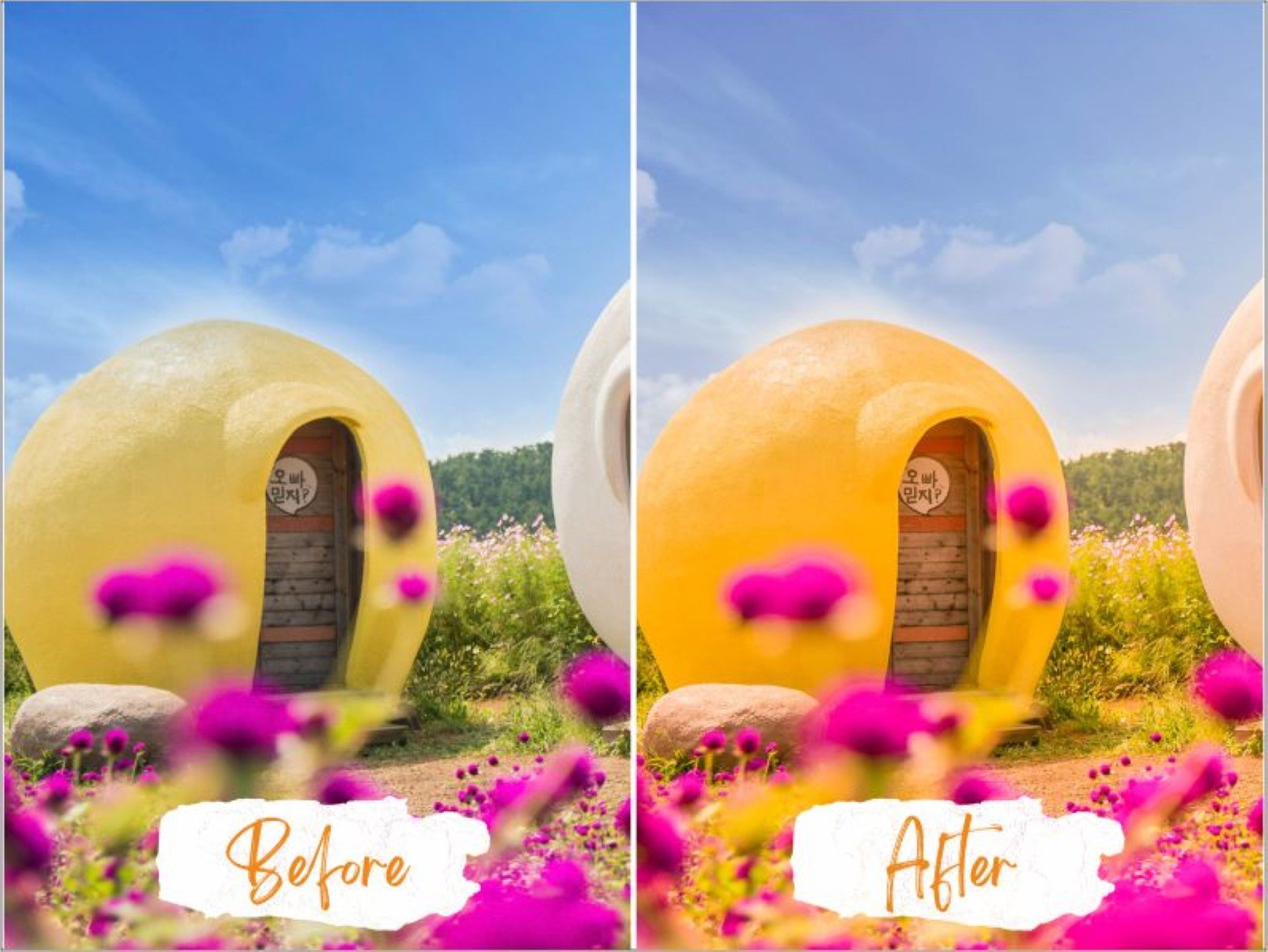 甜橙色调照片后期调色滤镜LR预设模板 Sweet Orange Lightroom Presets_img_2