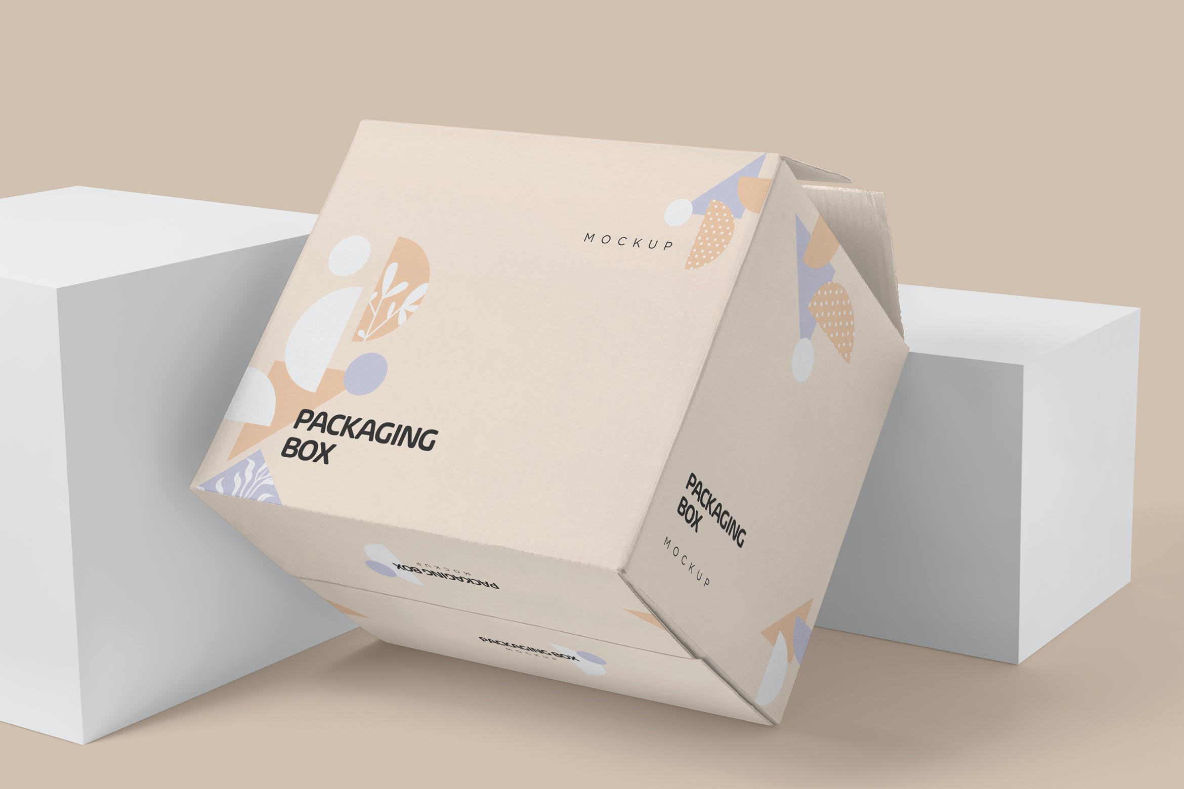 7款快递产品包装纸盒设计展示样机 7 Packaging Box Mockups_img_2