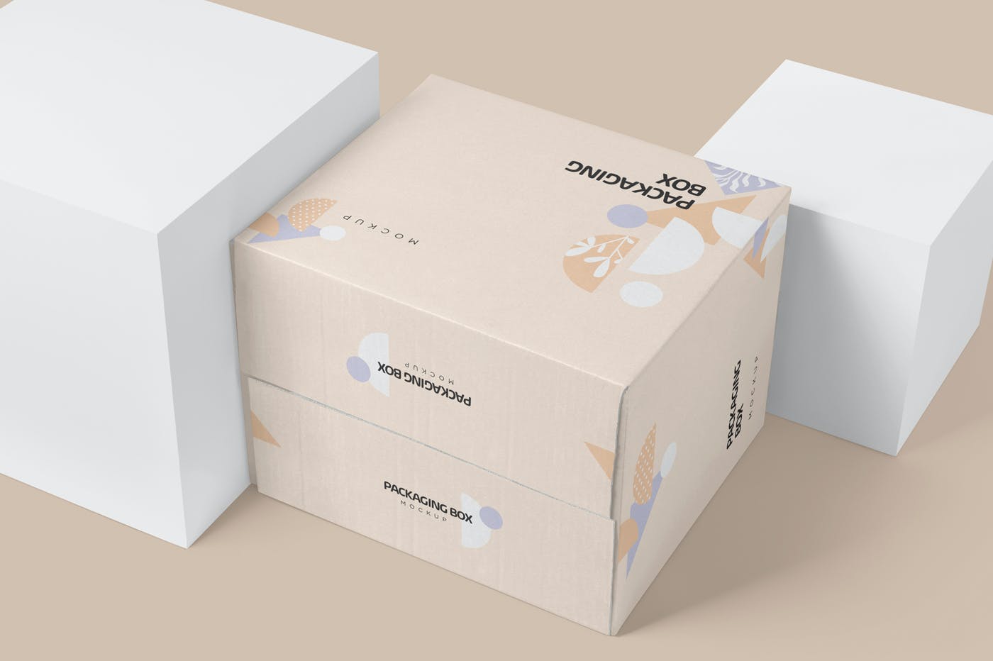 7款快递产品包装纸盒设计展示样机 7 Packaging Box Mockups_img_2