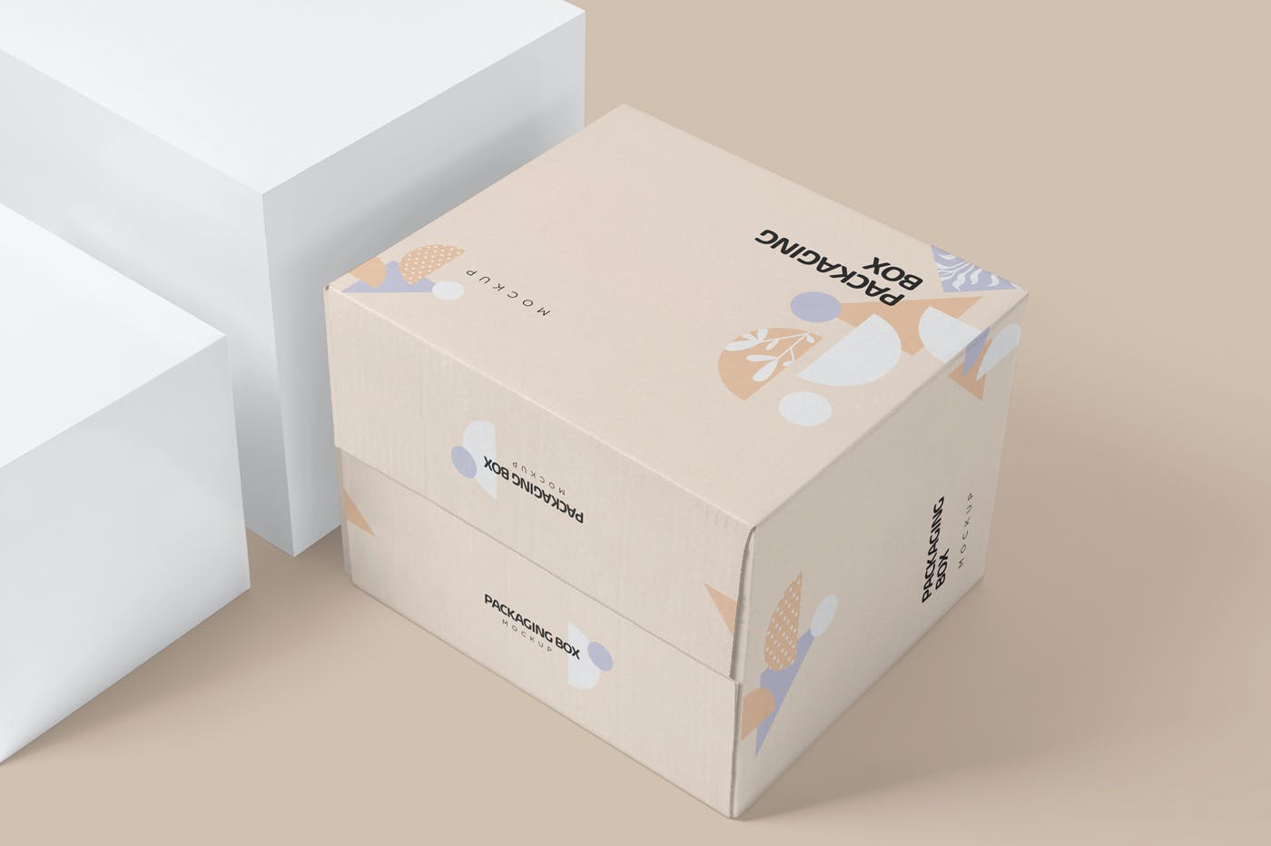 7款快递产品包装纸盒设计展示样机 7 Packaging Box Mockups_img_2