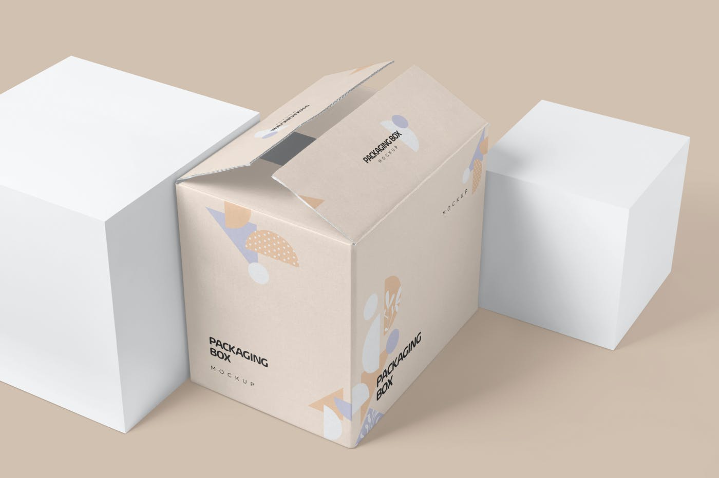 7款快递产品包装纸盒设计展示样机 7 Packaging Box Mockups_img_2