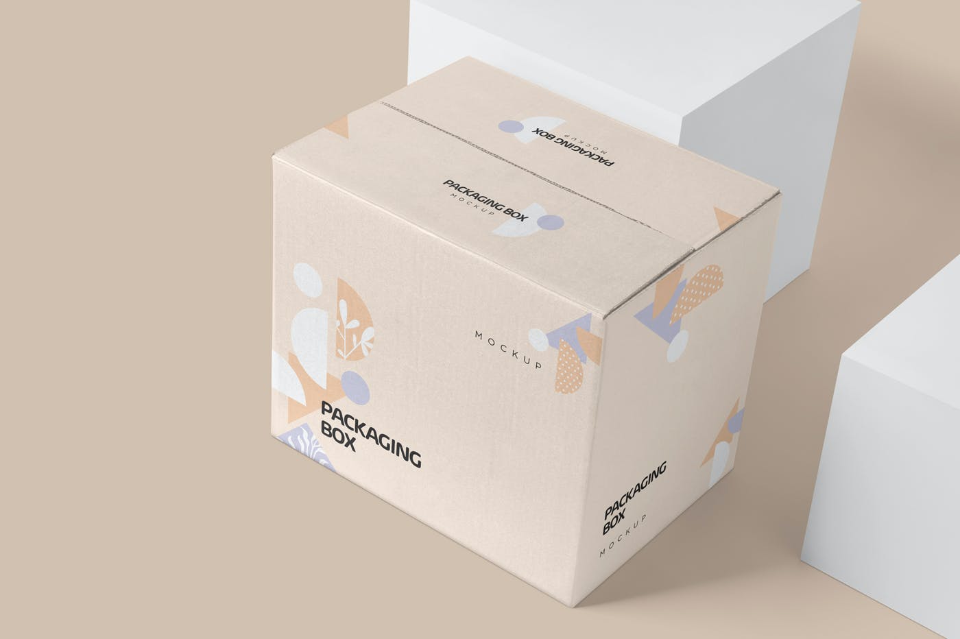 7款快递产品包装纸盒设计展示样机 7 Packaging Box Mockups_img_2