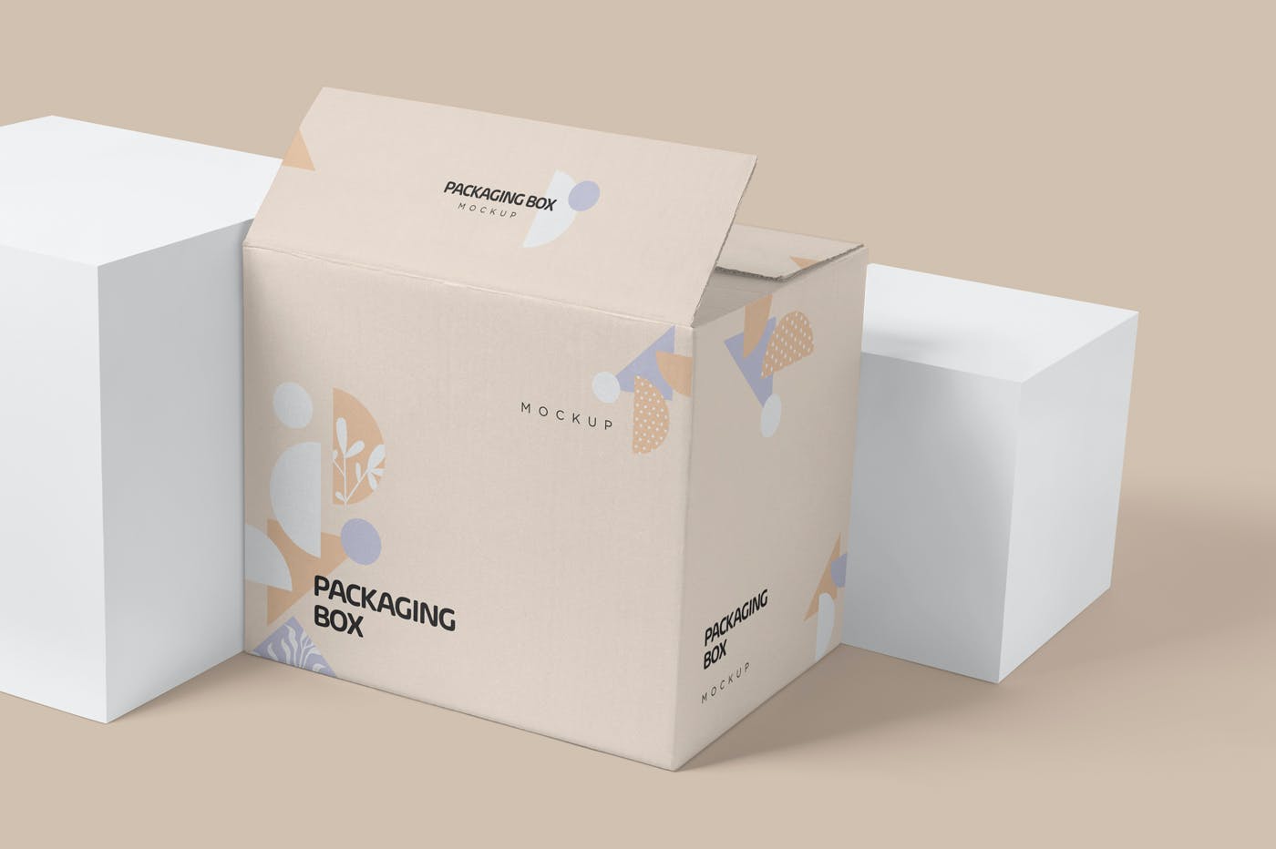 7款快递产品包装纸盒设计展示样机 7 Packaging Box Mockups_img_2