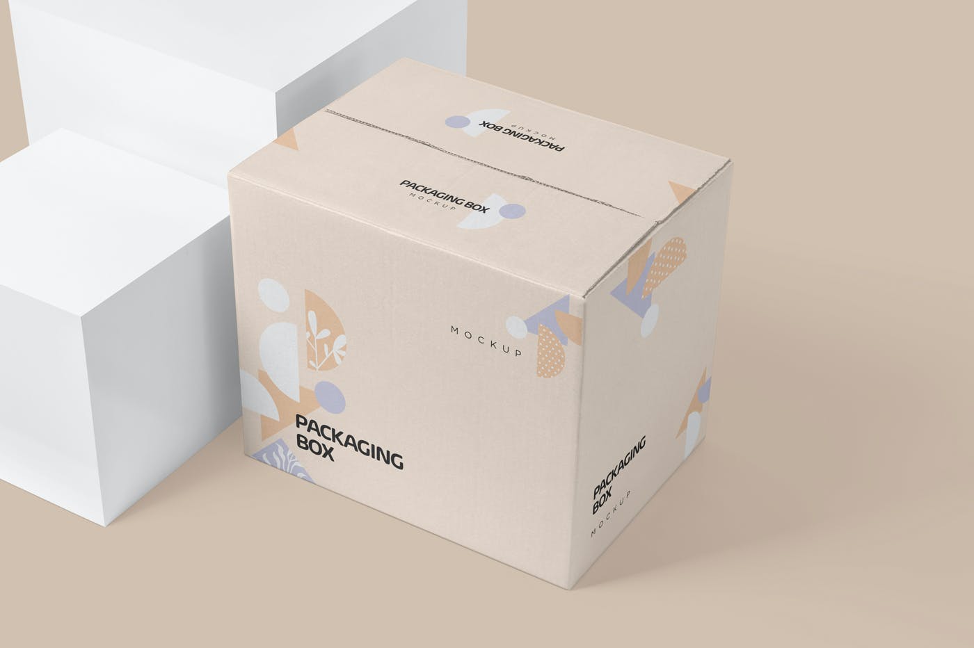 7款快递产品包装纸盒设计展示样机 7 Packaging Box Mockups_img_2