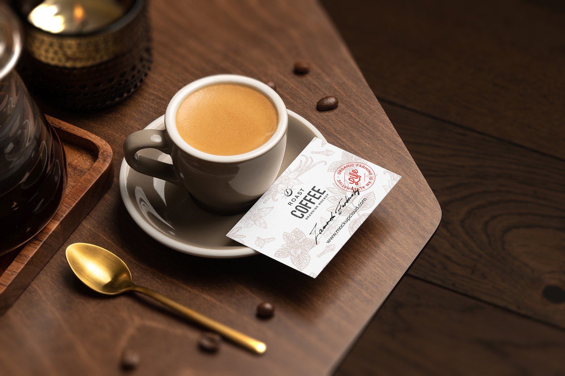 21款文艺咖啡品牌产品包装VI设计场景展示PS样机素材 Roast – Coffee Branding Mockups_img_2