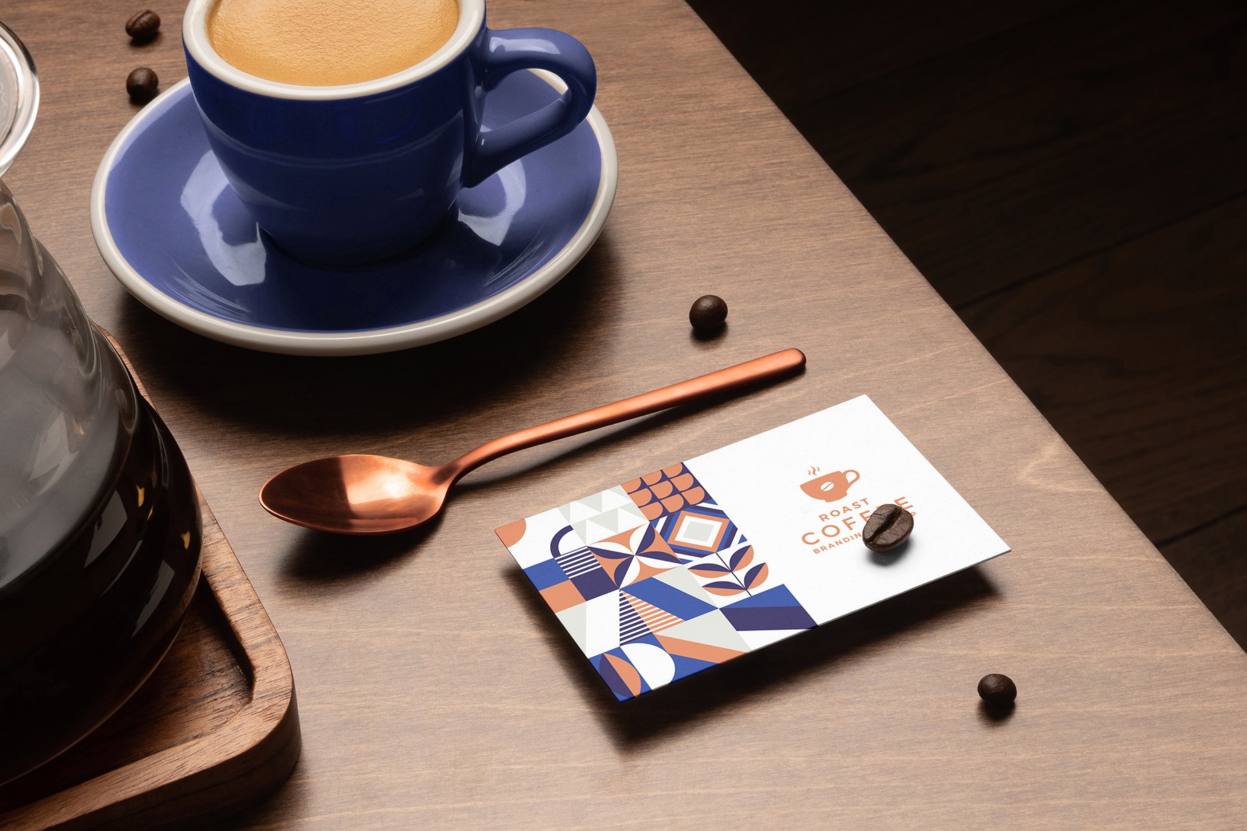 21款文艺咖啡品牌产品包装VI设计场景展示PS样机素材 Roast – Coffee Branding Mockups_img_2