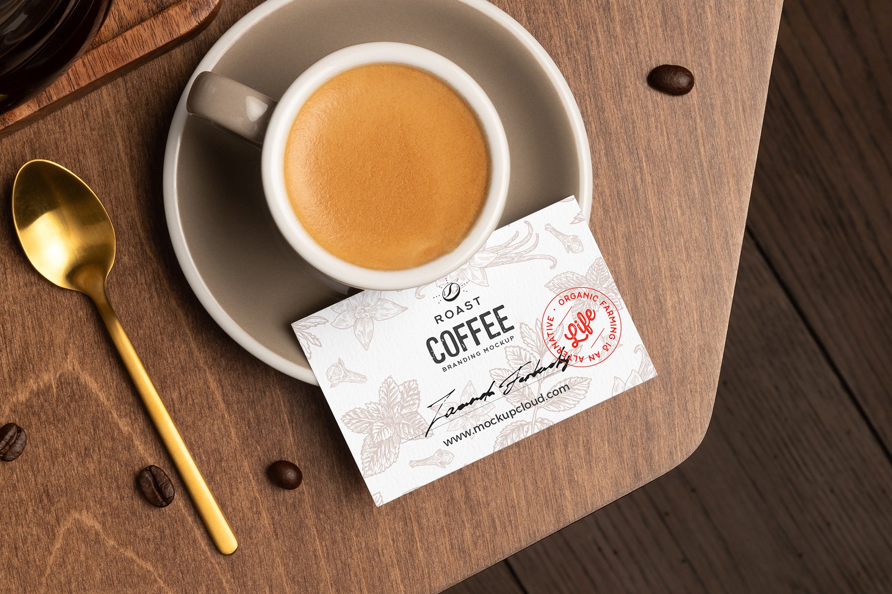 21款文艺咖啡品牌产品包装VI设计场景展示PS样机素材 Roast – Coffee Branding Mockups_img_2