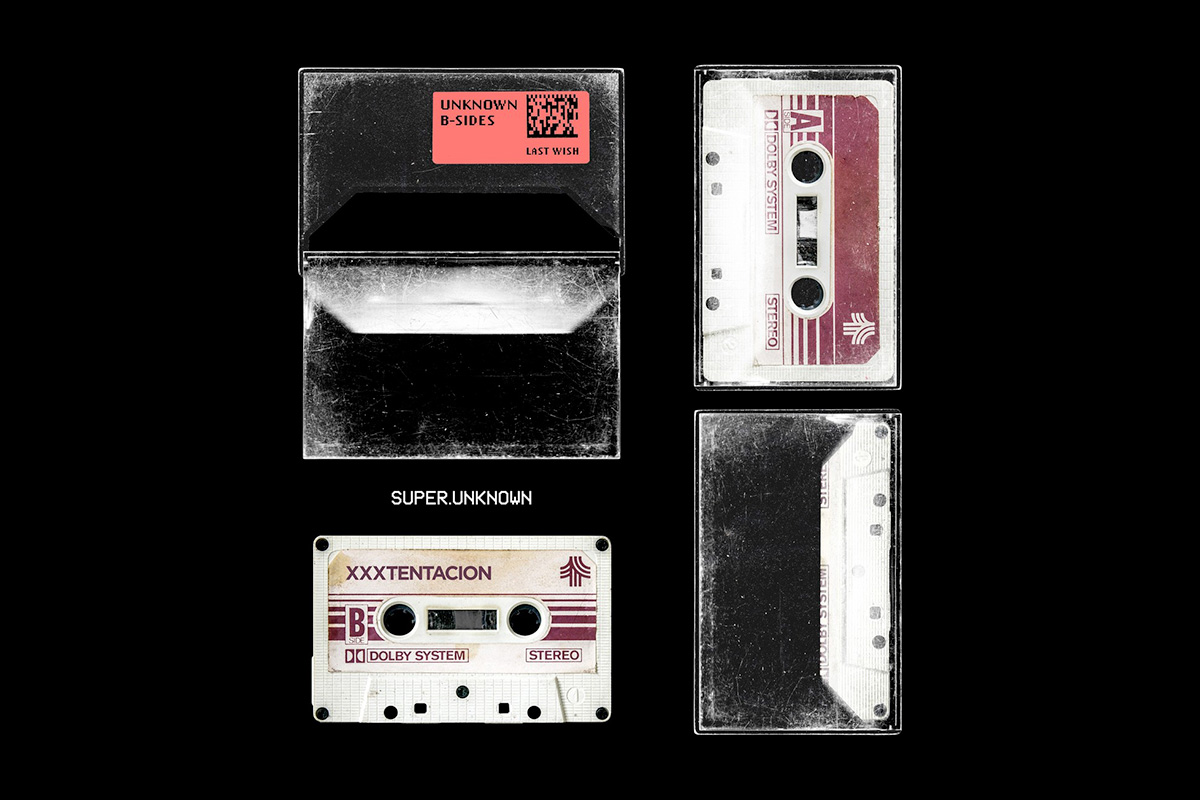 潮流复古80年代盒式磁带设计展示贴图样机模板 80s Dusty Cassette Tape Mockup_img_2