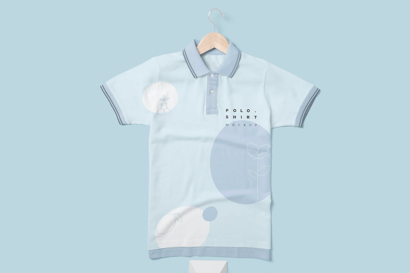 精美T恤半袖Polo衫印花设计展示贴图样机 Polo Shirt Mockups_img_2