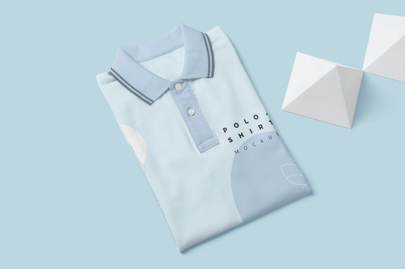 精美T恤半袖Polo衫印花设计展示贴图样机 Polo Shirt Mockups_img_2