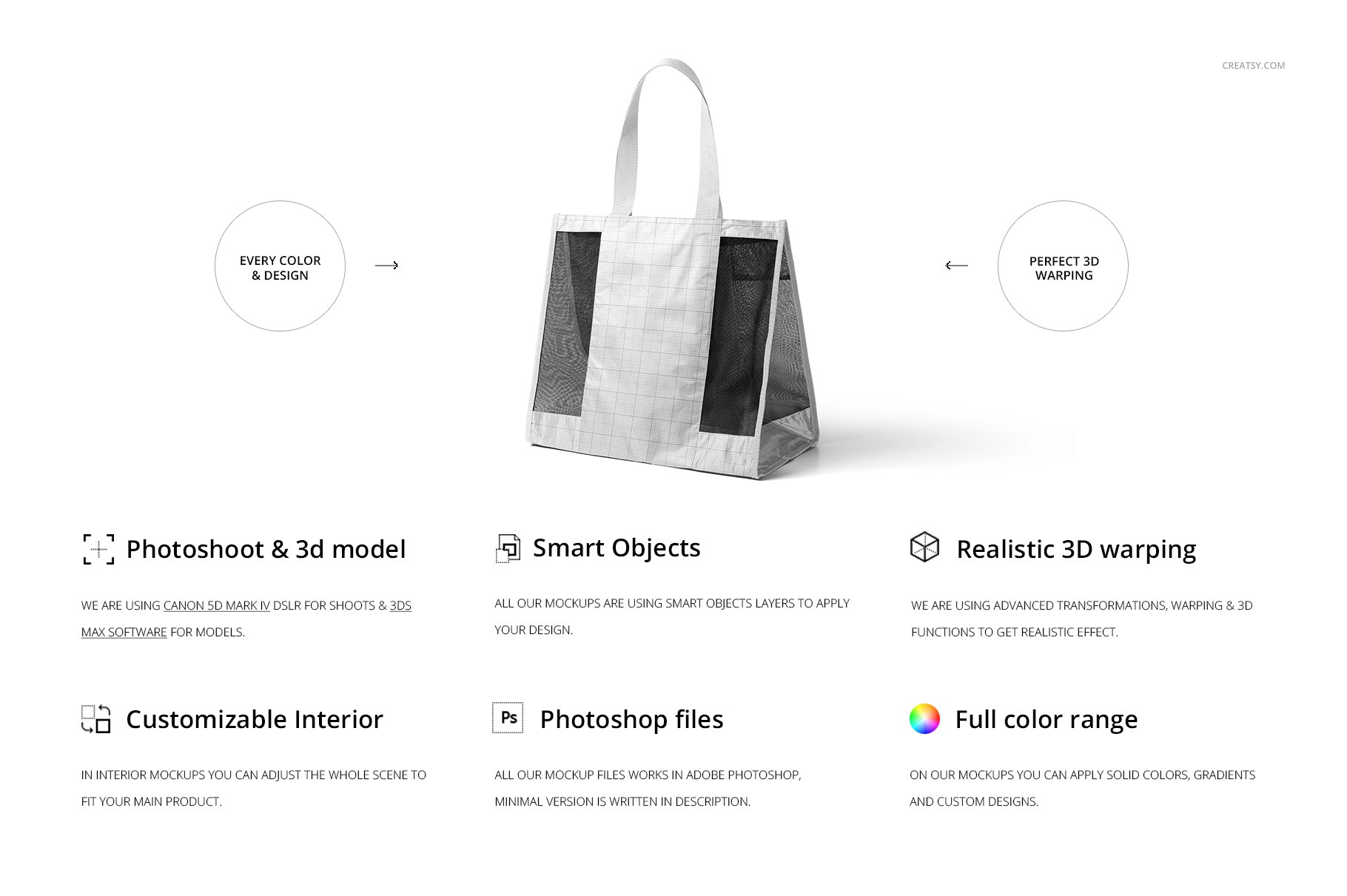 织网手提购物袋设计展示贴图样机模板合集 Mesh Shopping Tote Bag Mockup Set_img_2