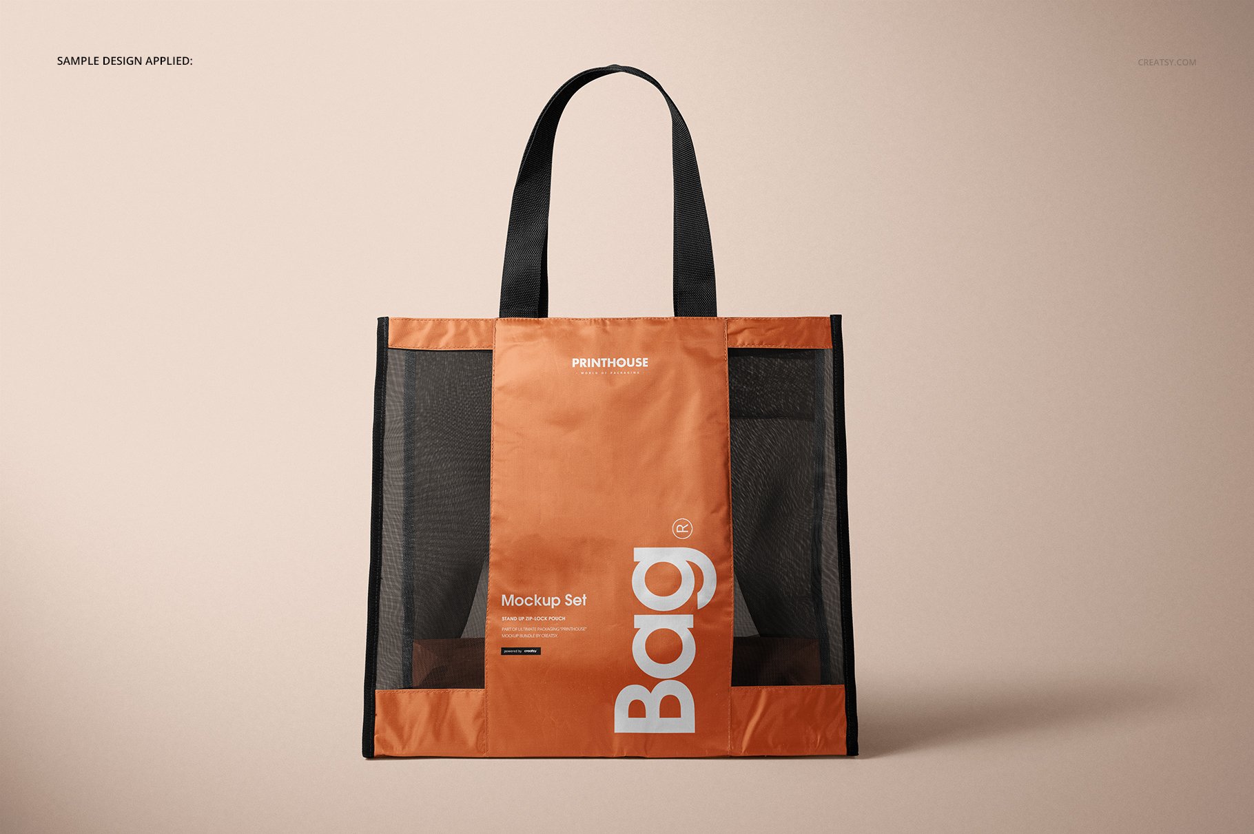 织网手提购物袋设计展示贴图样机模板合集 Mesh Shopping Tote Bag Mockup Set_img_2