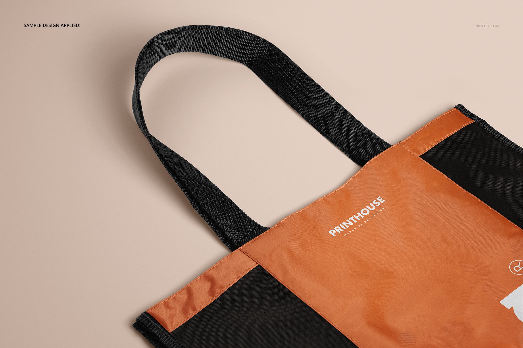 织网手提购物袋设计展示贴图样机模板合集 Mesh Shopping Tote Bag Mockup Set_img_2