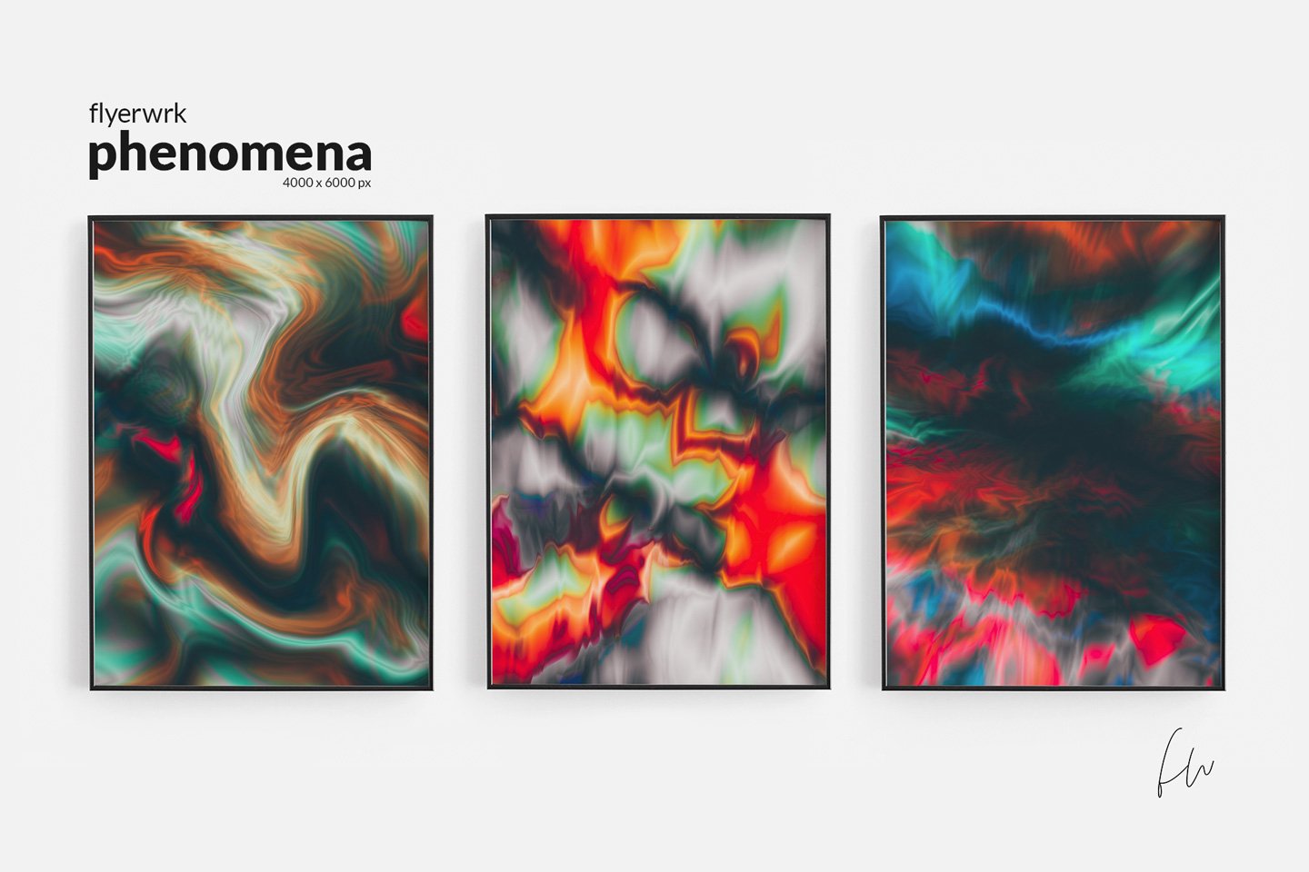 32款高清抽象多彩扭曲流体背景纹理图片设计素材 Phenomena - 32 Psychedelic Textures_img_2