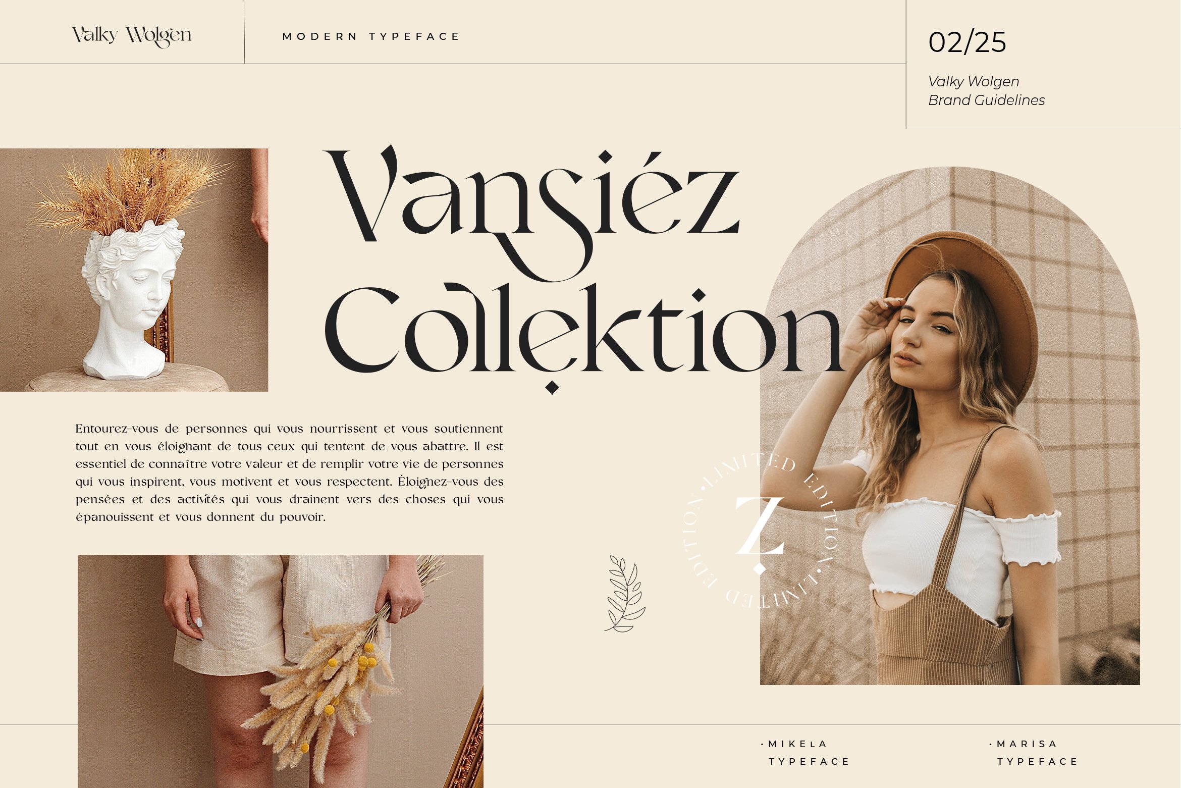 现代经典海报杂志文字设计衬线英文字体素材 Valky Classic Modern Typeface_img_2