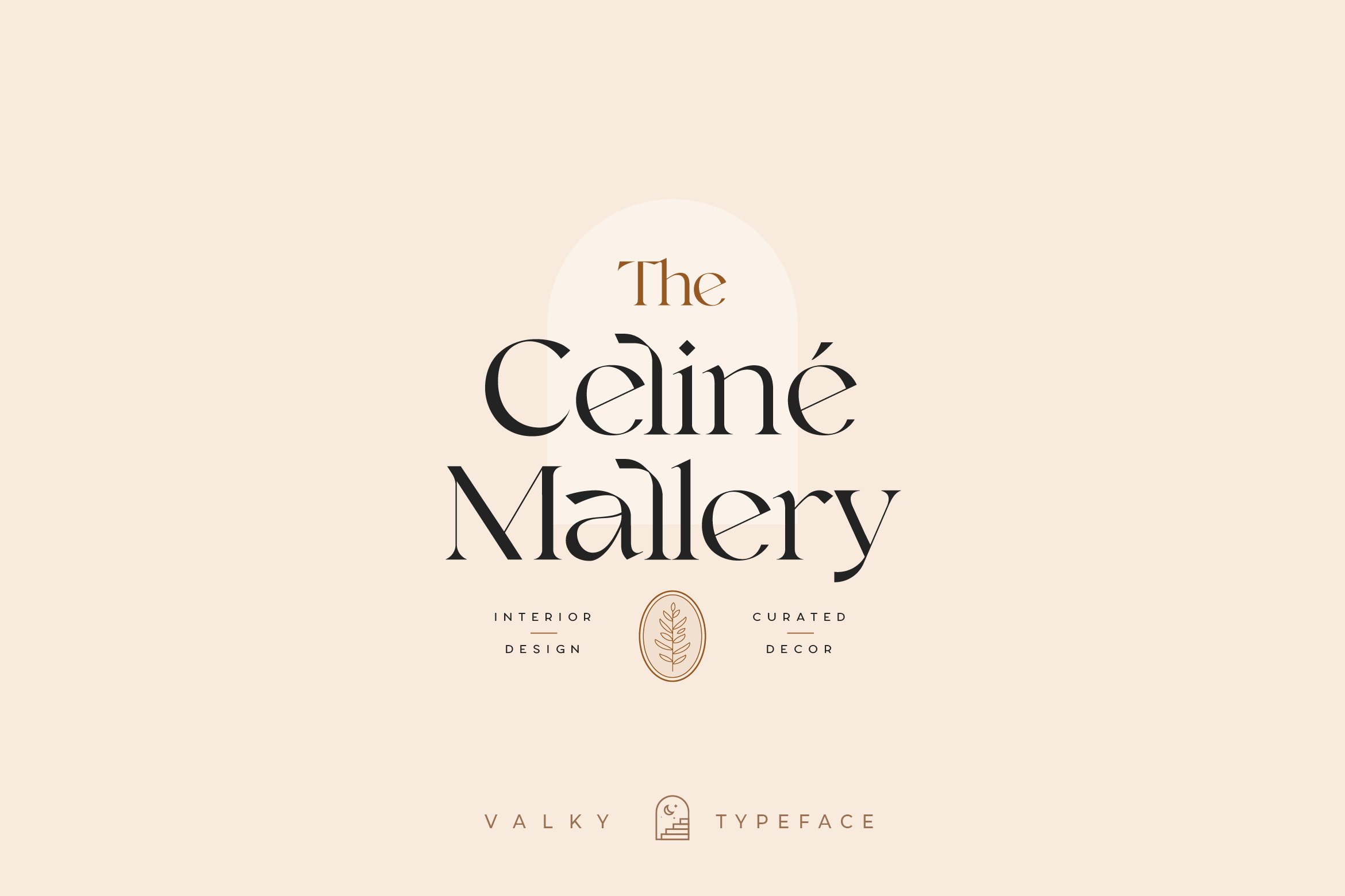 现代经典海报杂志文字设计衬线英文字体素材 Valky Classic Modern Typeface_img_2