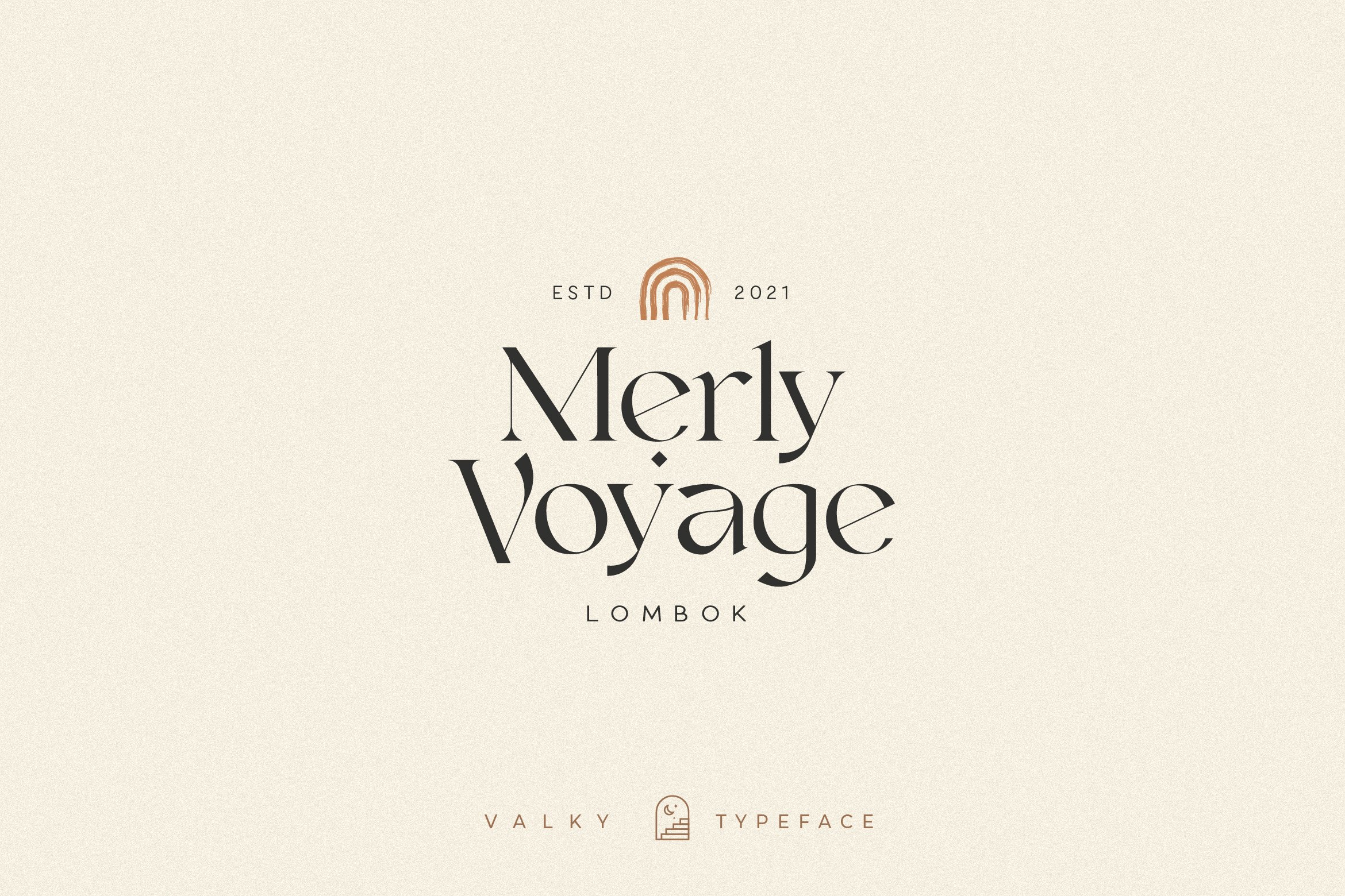 现代经典海报杂志文字设计衬线英文字体素材 Valky Classic Modern Typeface_img_2