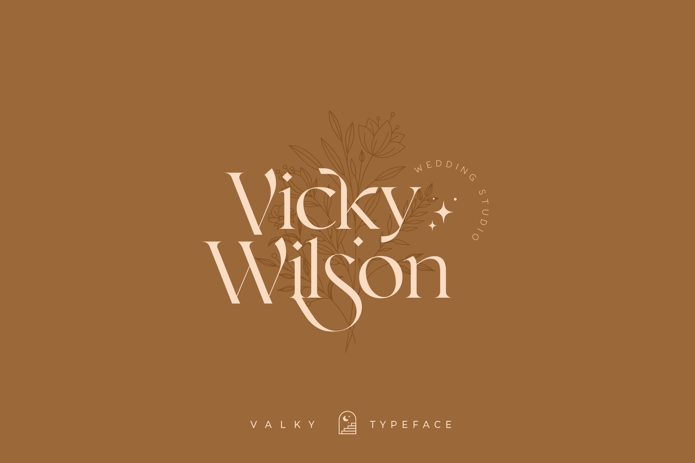 现代经典海报杂志文字设计衬线英文字体素材 Valky Classic Modern Typeface_img_2