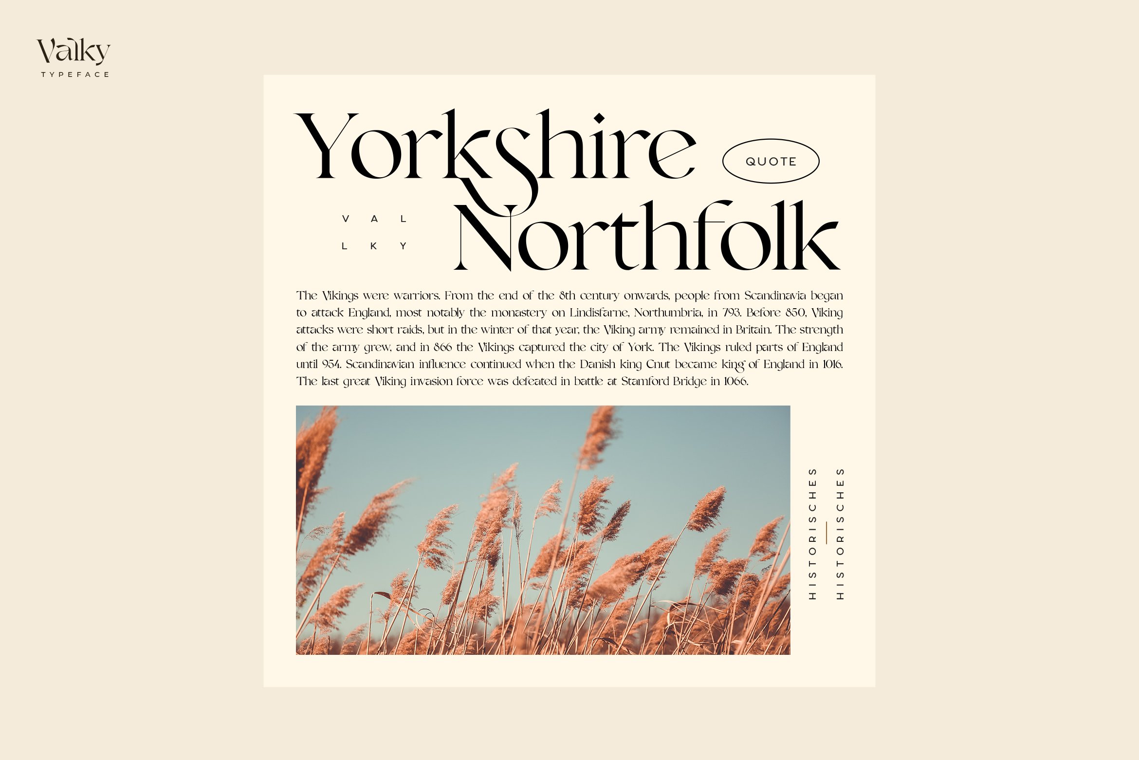 现代经典海报杂志文字设计衬线英文字体素材 Valky Classic Modern Typeface_img_2