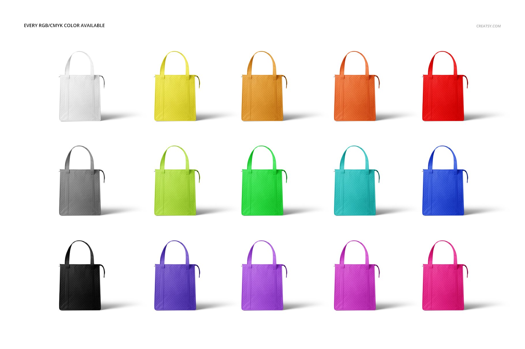 时尚外卖保温铝箔袋设计展示贴图样机模板PS素材 Therm-O-Tote Insulated Bag Mockup_img_2