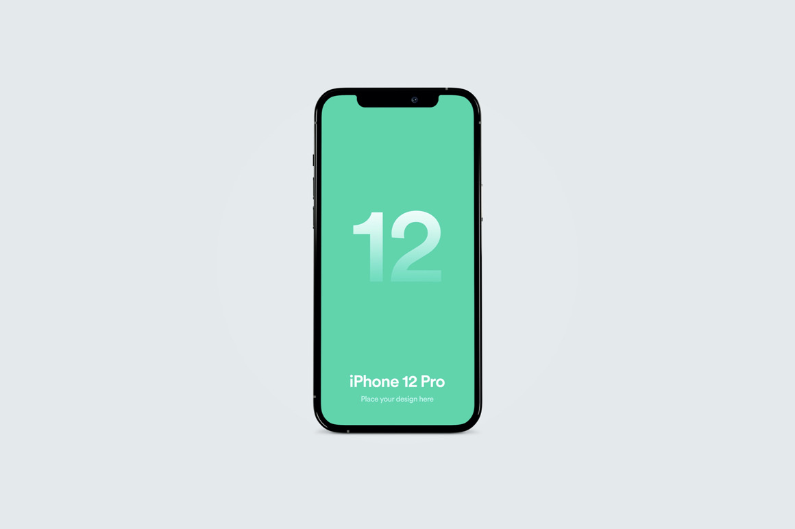 苹果手机iPhone 12屏幕演示样机模板 iPhone 12 Pro Mockup_img_2