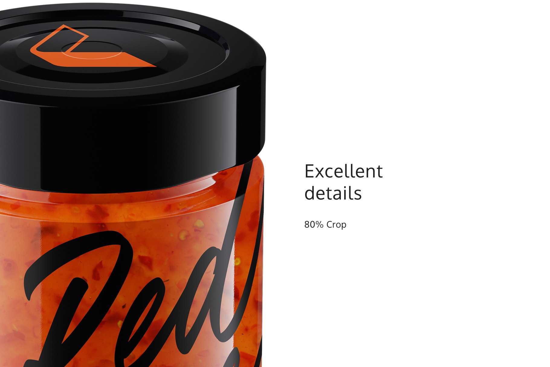 红酱食品包装罐外观设计展示样机 Red Sauce Jar Mockup_img_2