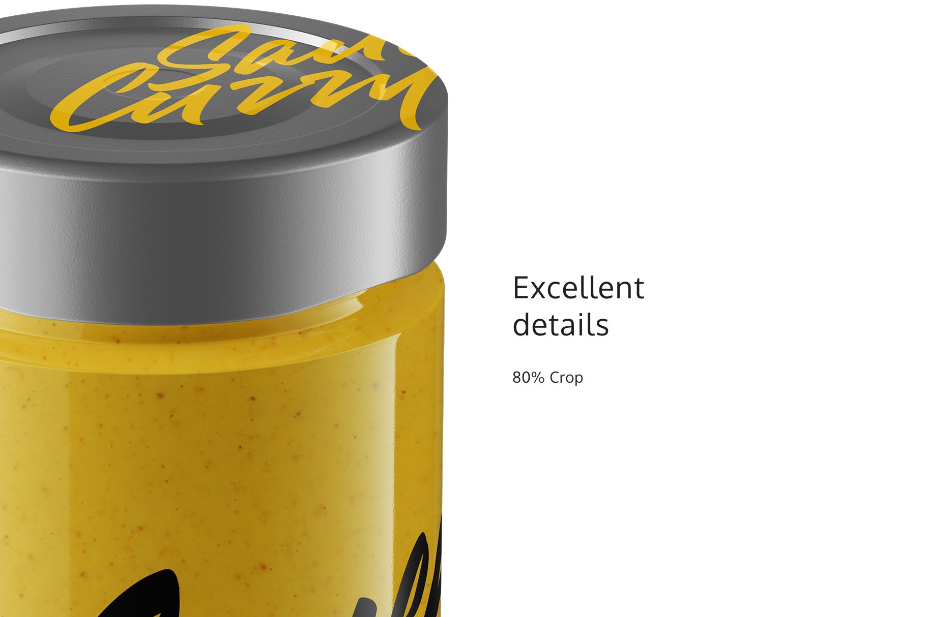 酱咖喱食品包装罐设计贴图样机 Sauce Curry Jar Mockup_img_2