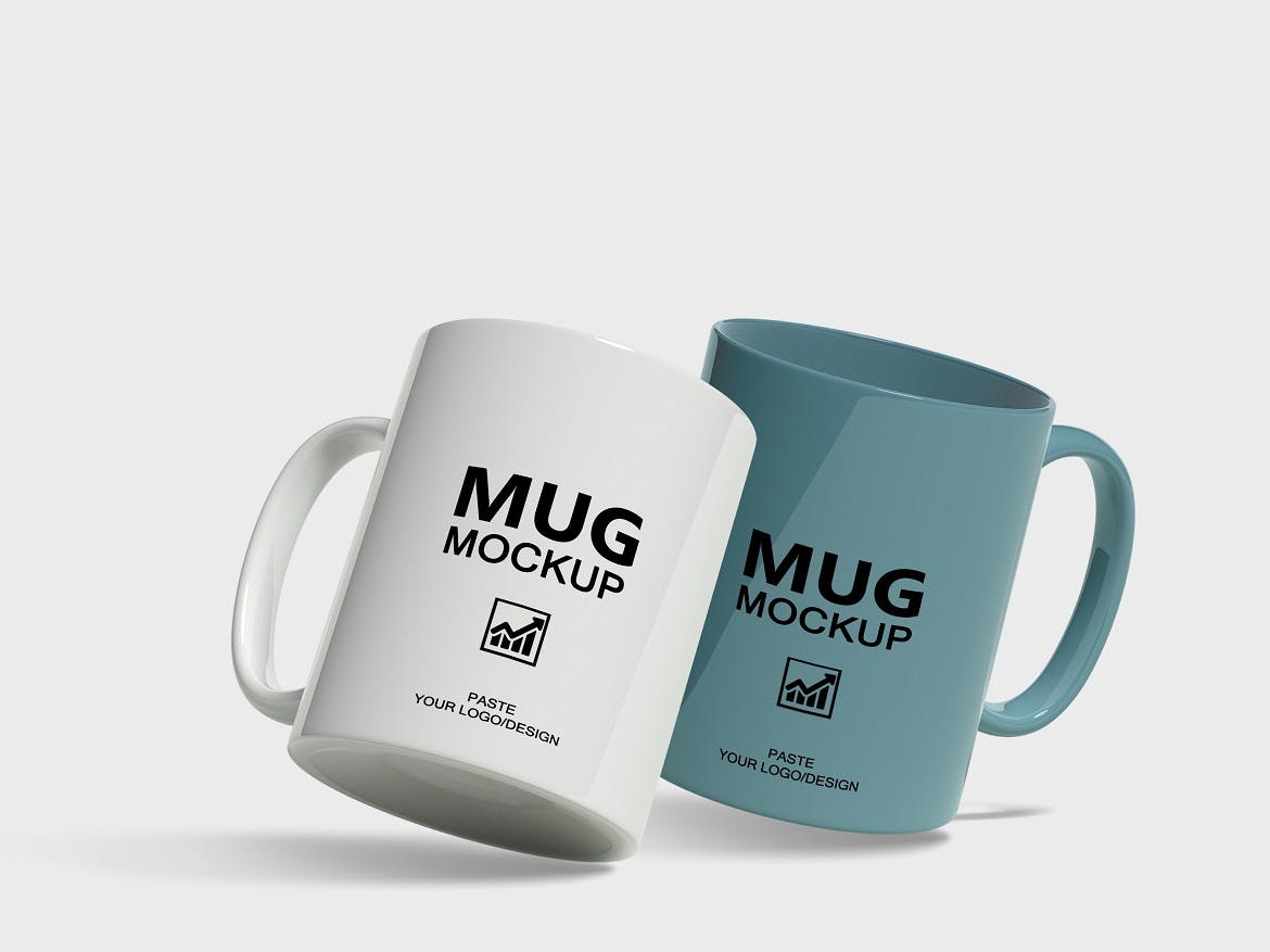 4款咖啡马克杯LOGO印花设计展示样机 Mug Mockups_img_2