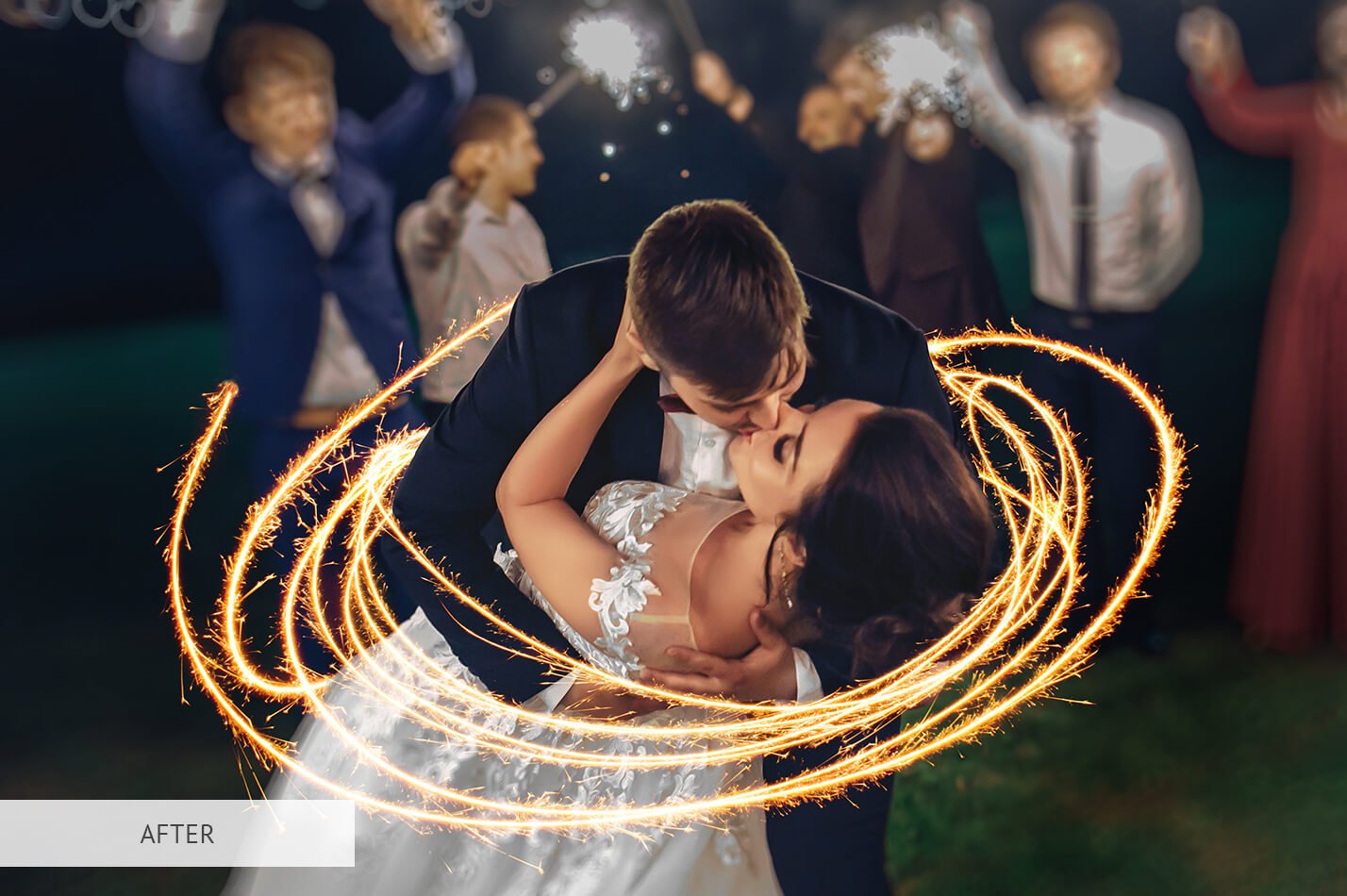 30款烟火火花PS叠加层图片设计素材 Sparklers Overlays Photoshop_img_2