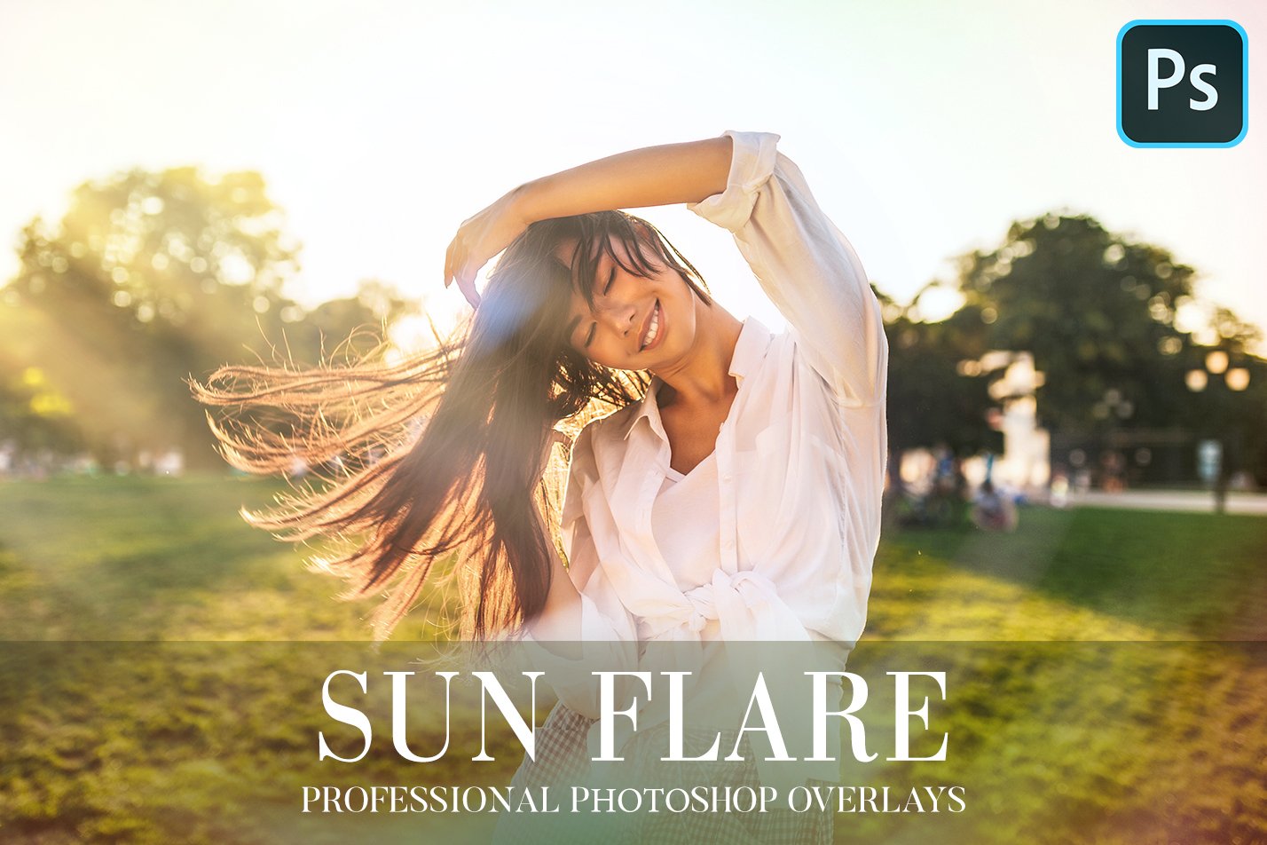 40款太阳光斑PS叠加层图片设计素材 Sun Flare Overlays Photoshop_img_2