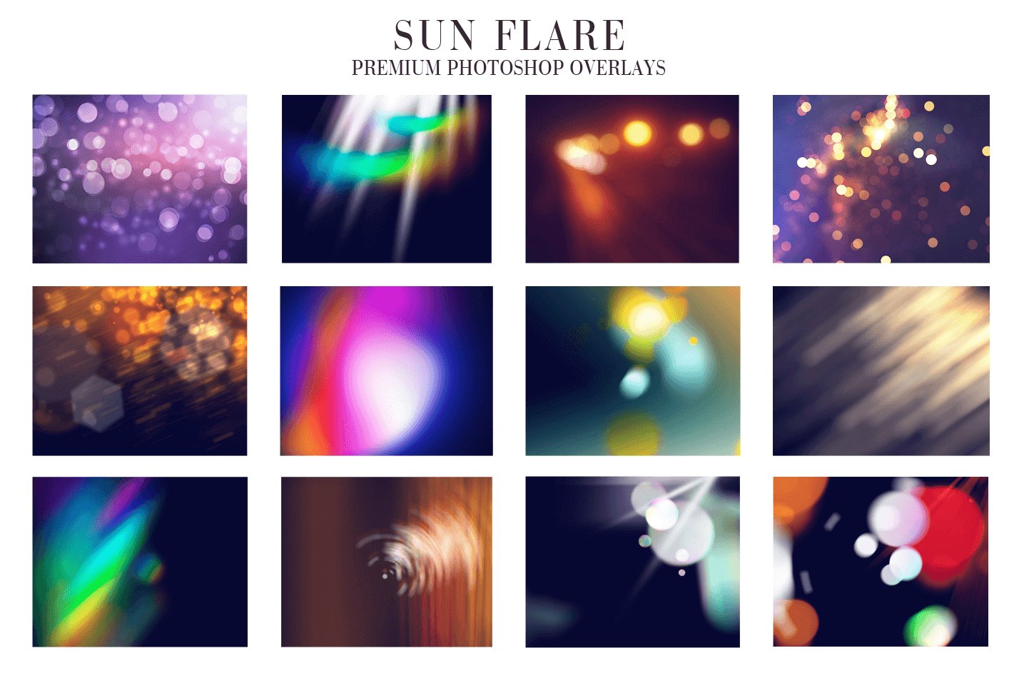 40款太阳光斑PS叠加层图片设计素材 Sun Flare Overlays Photoshop_img_2