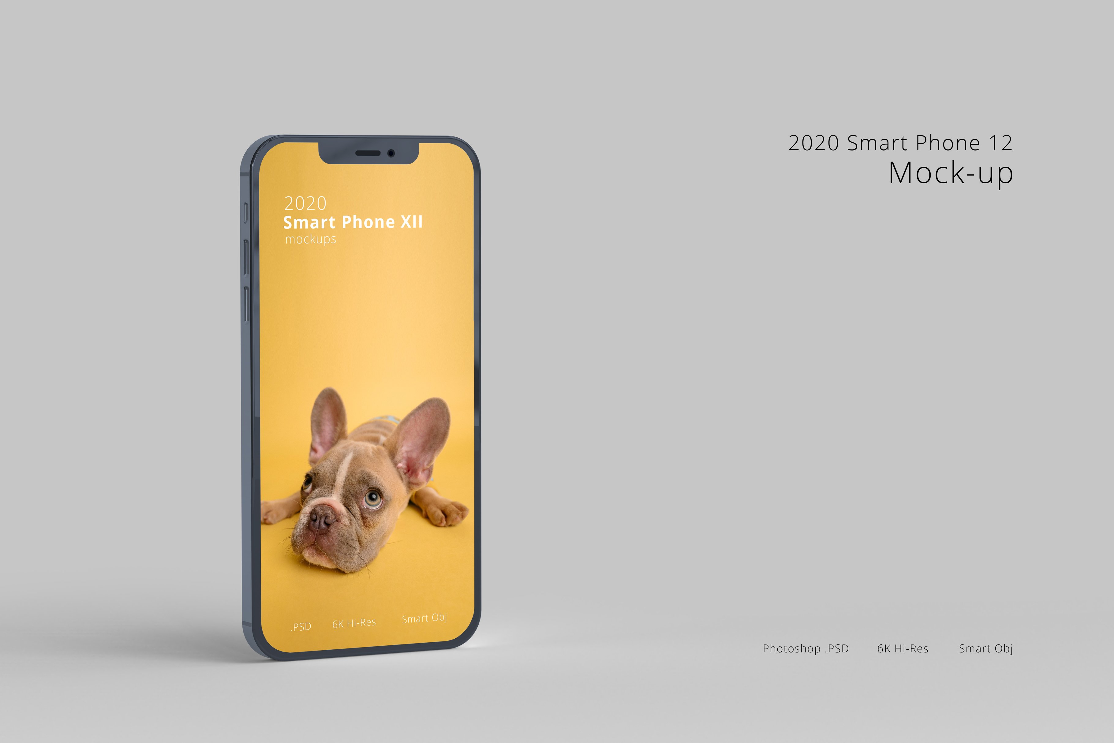 最新热乎2020苹果12智能手机外观设计样机 Smart Phone Mockups_img_2
