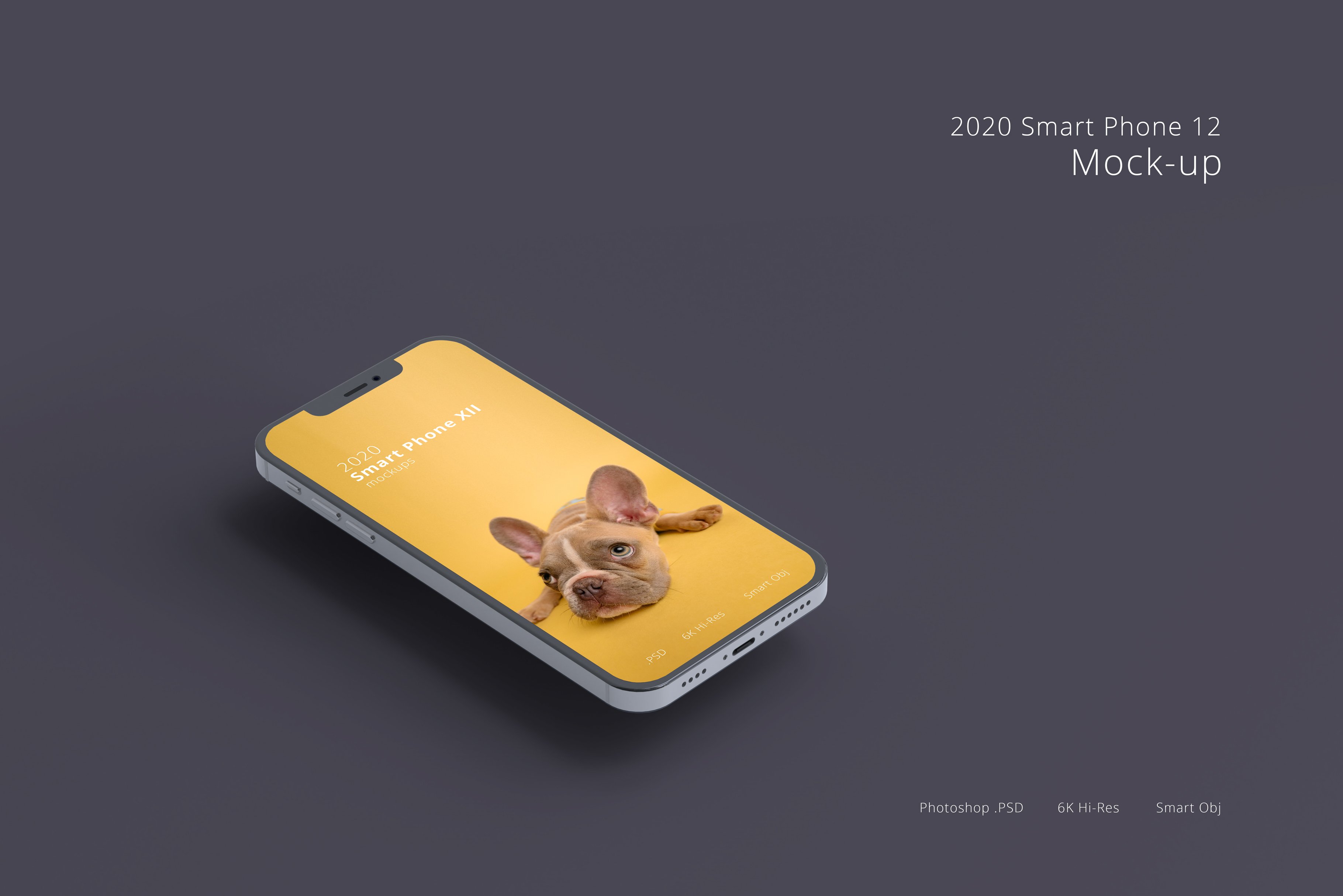 最新热乎2020苹果12智能手机外观设计样机 Smart Phone Mockups_img_2