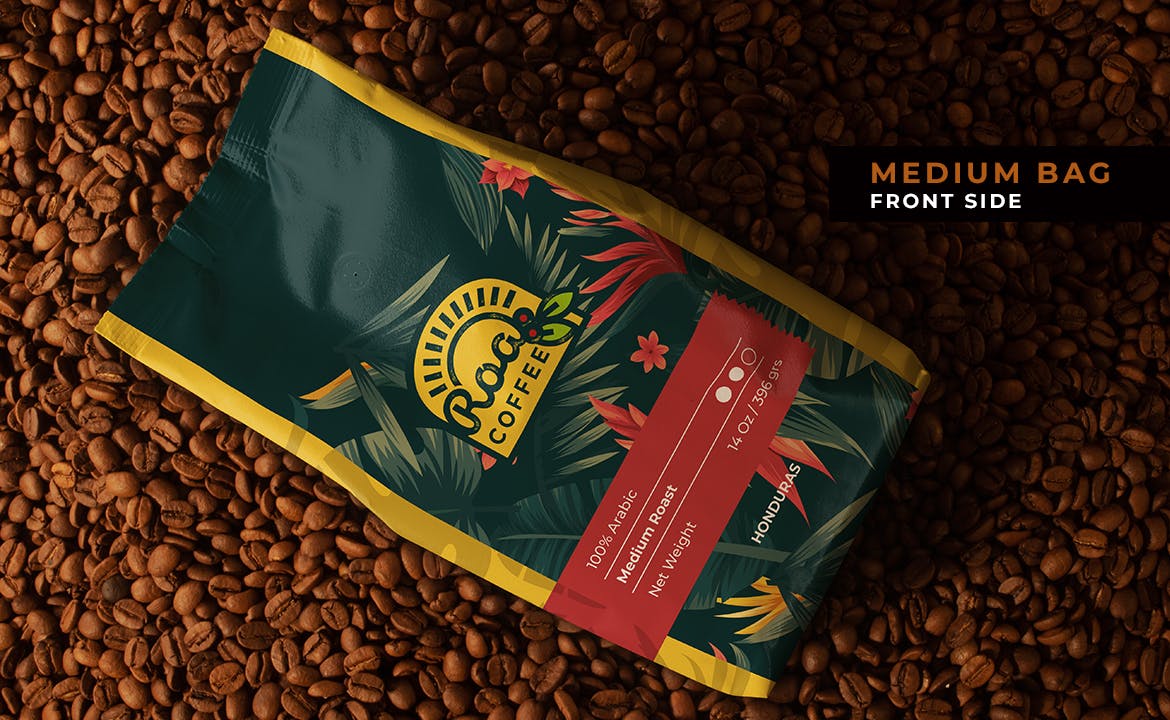 精致咖啡包装纸袋设计贴图样机模板合集 Coffee Package Mockup Set_img_2