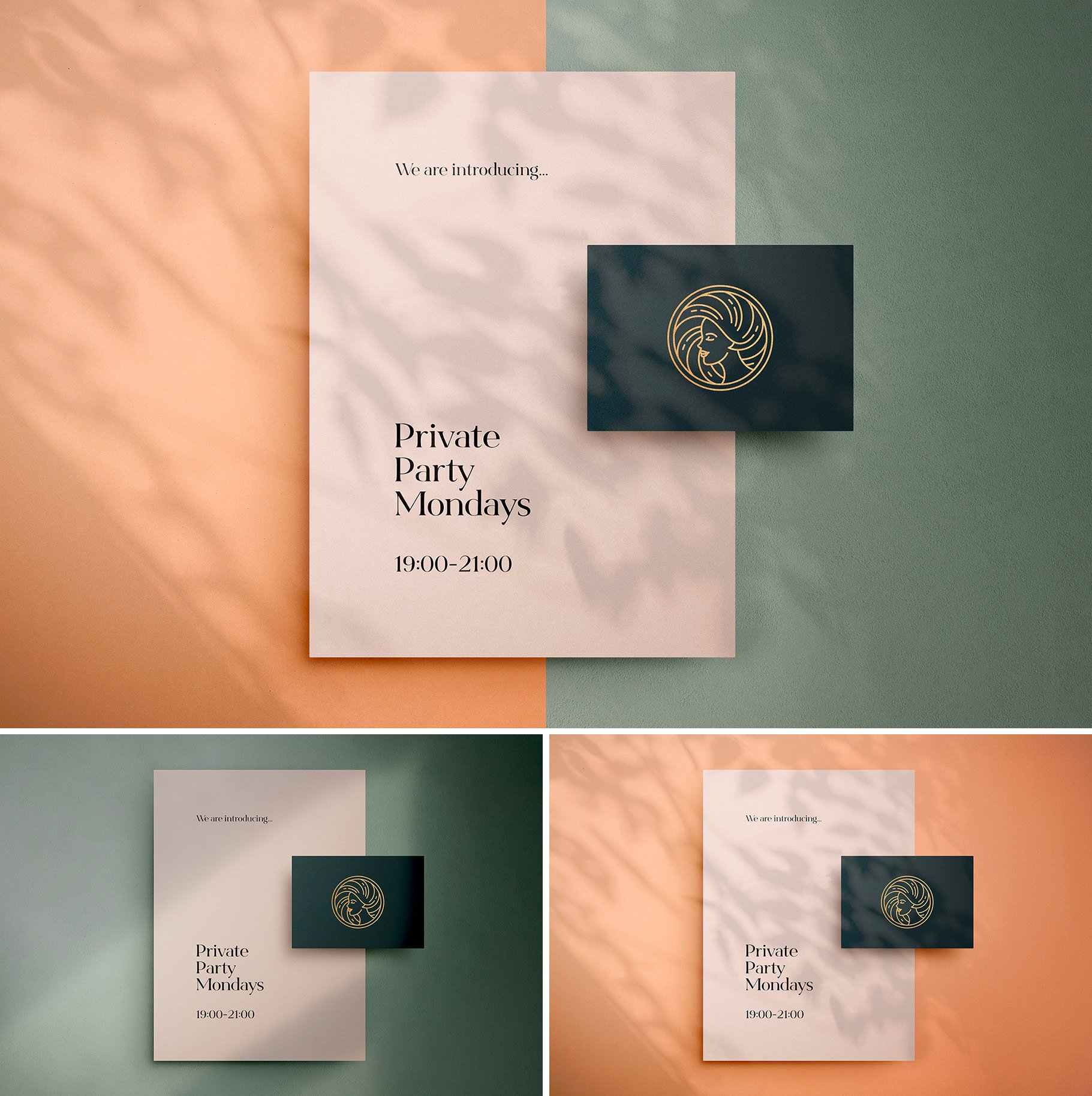 带阴影品牌VI设计办公用品展示贴图样机模板 Solus Shadow Stationery Mockups_img_2