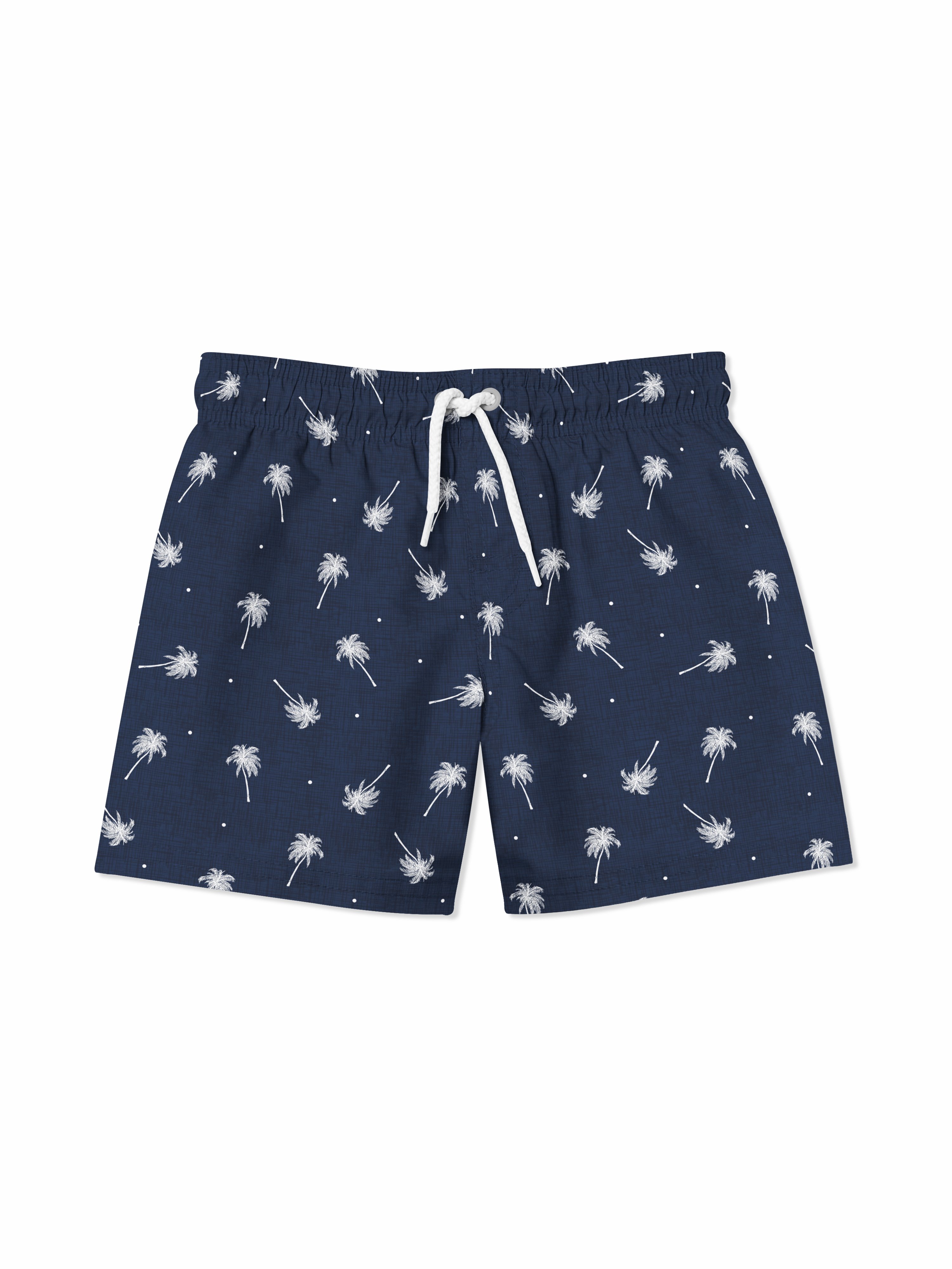 婴儿游泳短裤裤衩印花图案设计展示样机套装 Baby Swimming Shorts Mockups Set_img_2