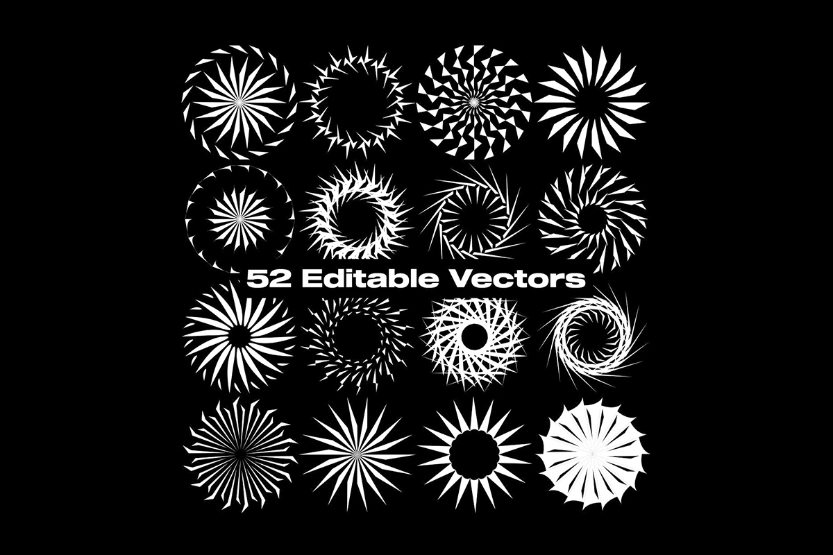 52款抽象曼陀罗图标矢量图AI设计素材 SEARCH Mandala Vectors_img_2