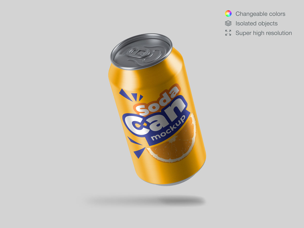 15款饮料苏打水易拉罐设计展示样机合集 Soda Can Mockup Pack_img_2