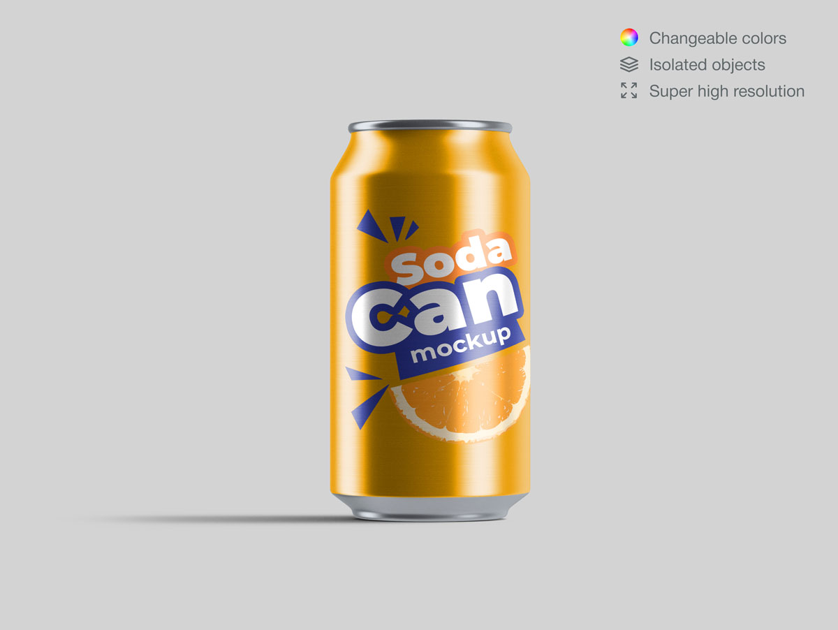 15款饮料苏打水易拉罐设计展示样机合集 Soda Can Mockup Pack_img_2