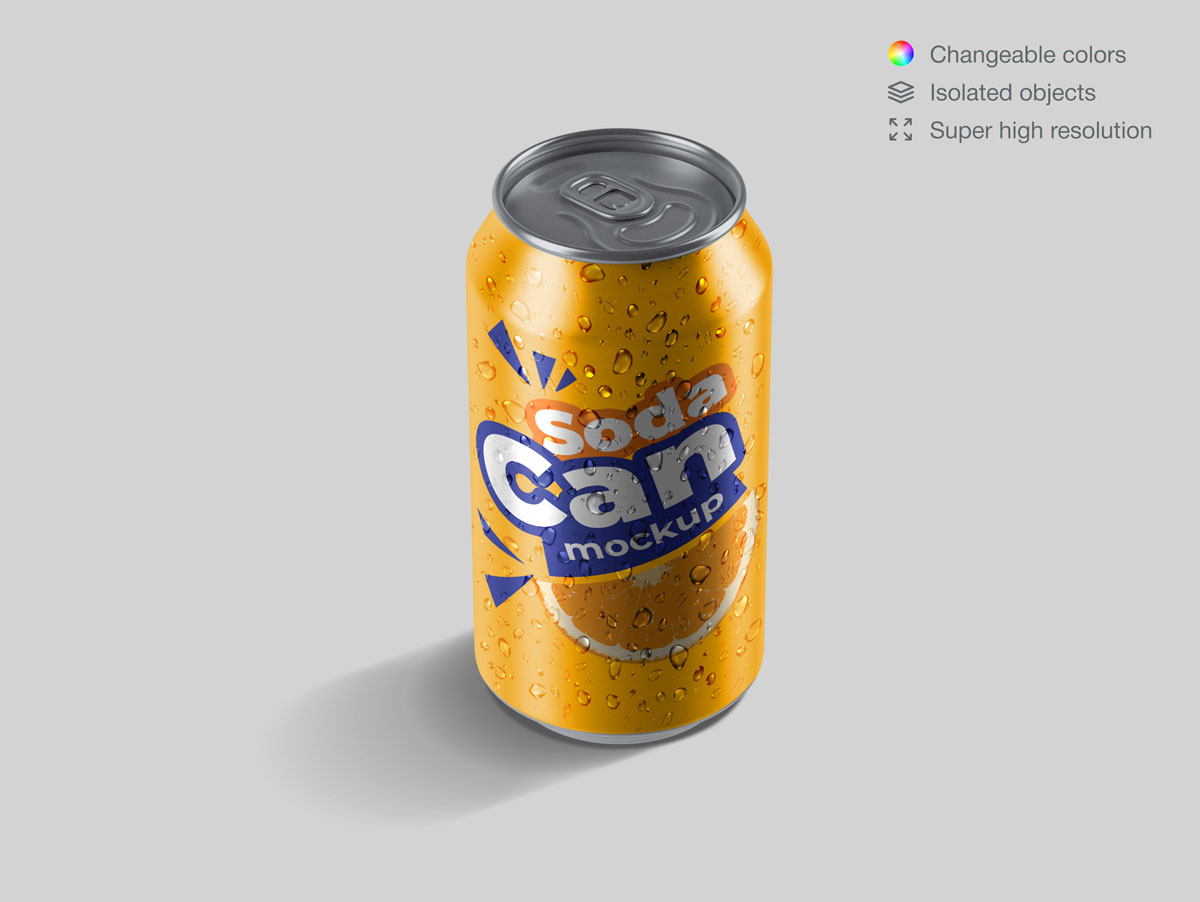 15款饮料苏打水易拉罐设计展示样机合集 Soda Can Mockup Pack_img_2