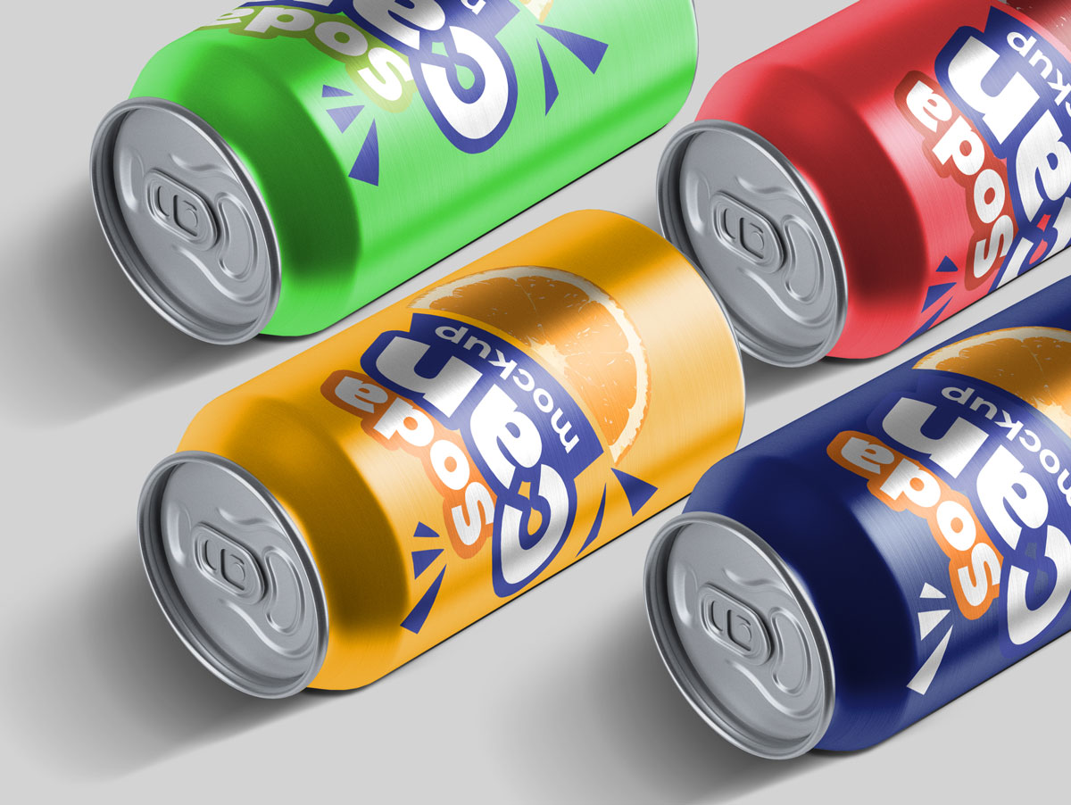 15款饮料苏打水易拉罐设计展示样机合集 Soda Can Mockup Pack_img_2