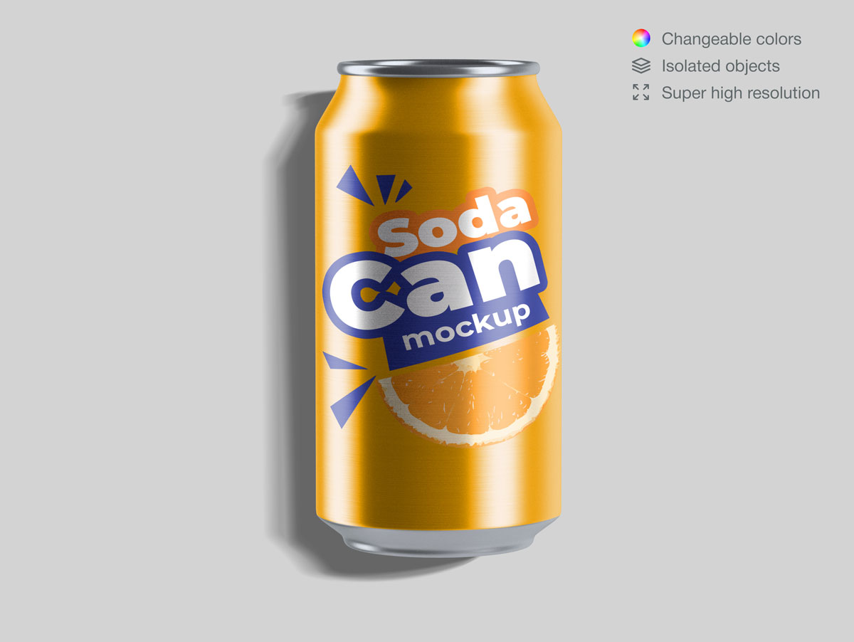 15款饮料苏打水易拉罐设计展示样机合集 Soda Can Mockup Pack_img_2