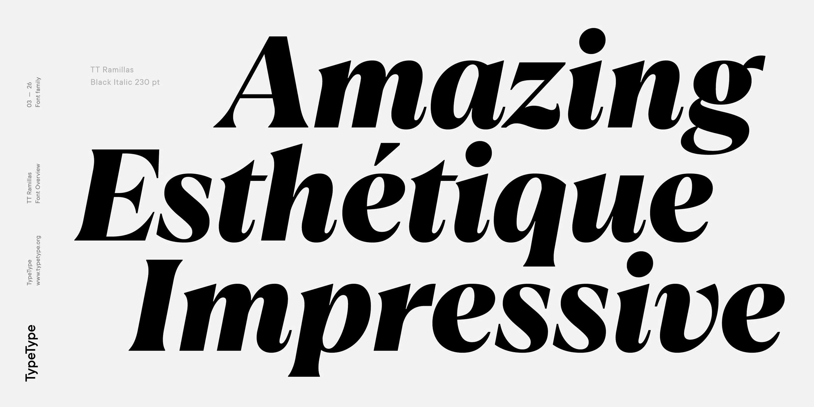 时尚海报标题文字设计衬线英文字体素材 Ramillas Typeface_img_2