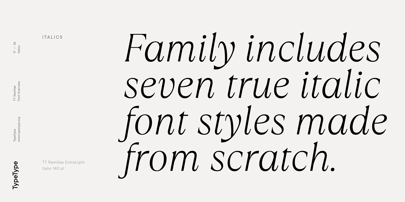 时尚海报标题文字设计衬线英文字体素材 Ramillas Typeface_img_2