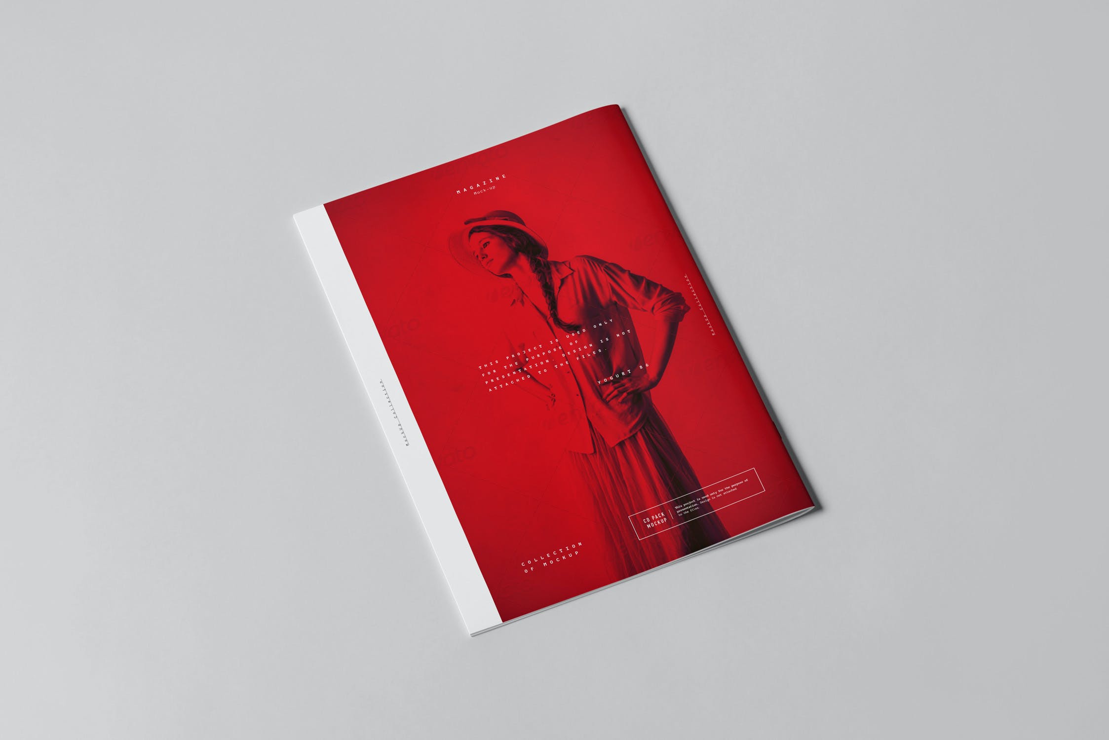 10款A4骑马钉宣传画册设计展示样机模板 A4 Brochure Mockup 3_img_2