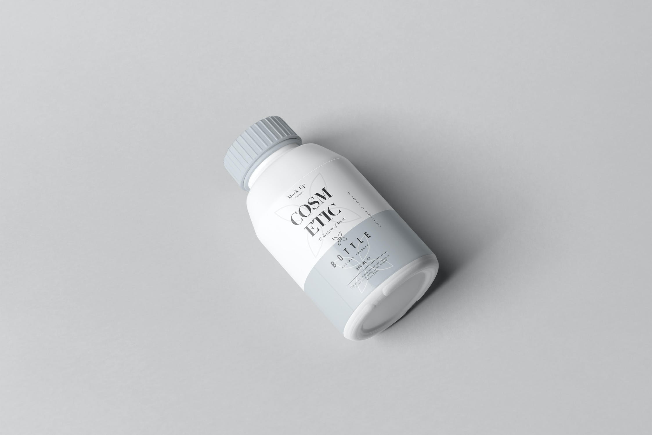 10款化妆品塑料包装罐设计展示样机PSD模板 Cosmetic Bottle Mockup 3_img_2