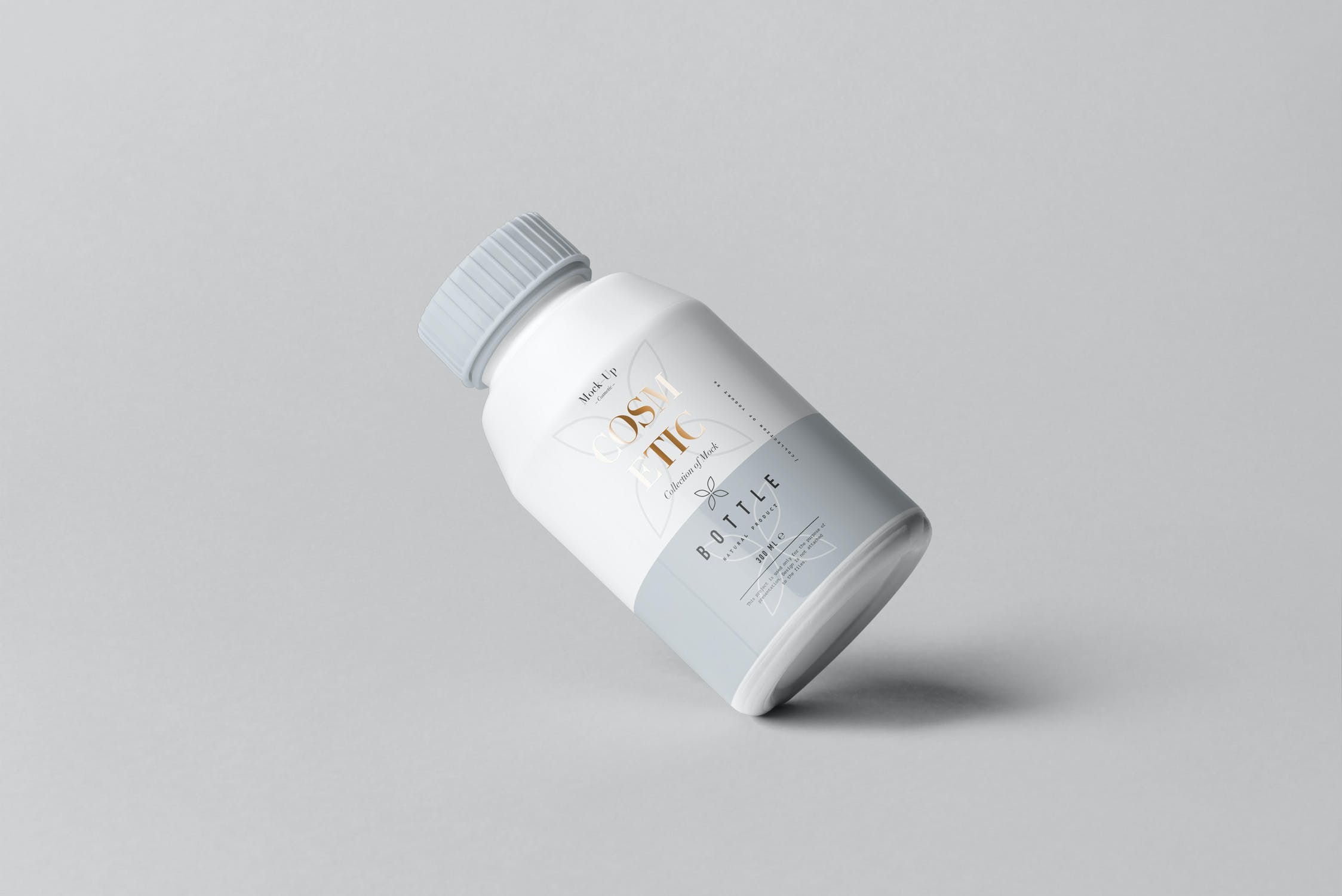 10款化妆品塑料包装罐设计展示样机PSD模板 Cosmetic Bottle Mockup 3_img_2