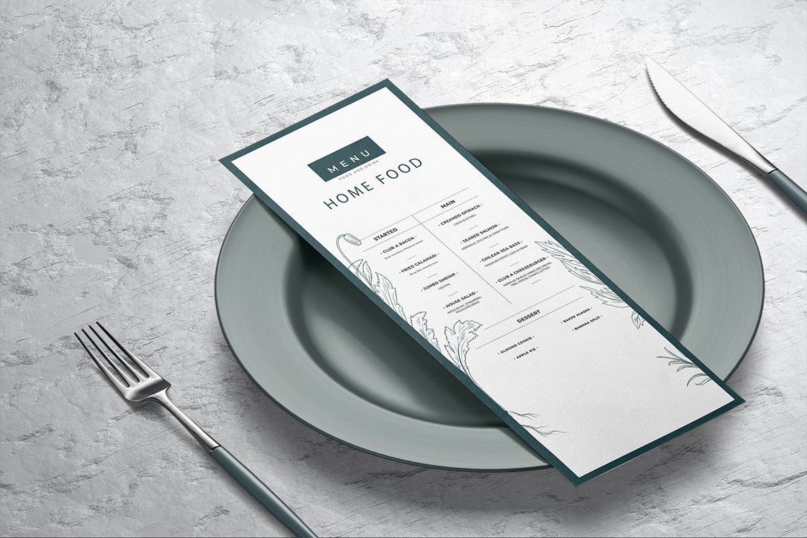 剪贴板菜单设计展示样机模板合集 Clipboard Menu Mockups Set_img_2