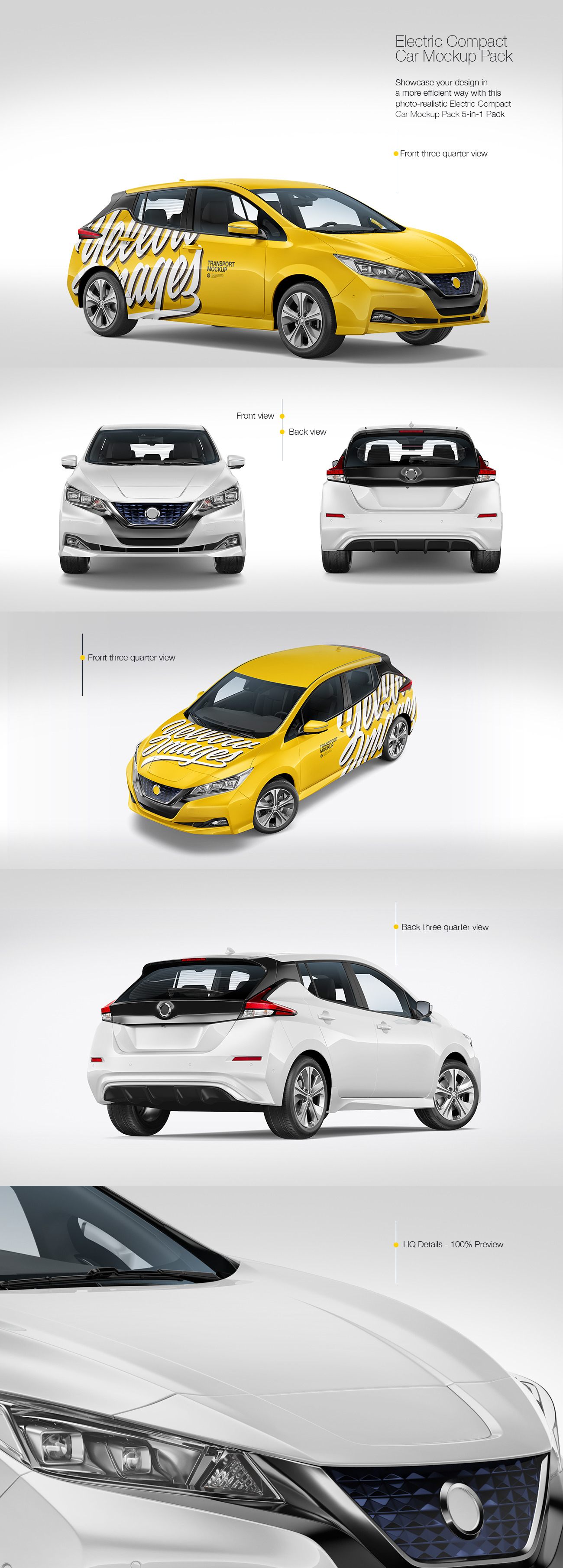 紧凑型电动汽车设计样机模板合集 Electric Compact Car Mockup Pack_img_2